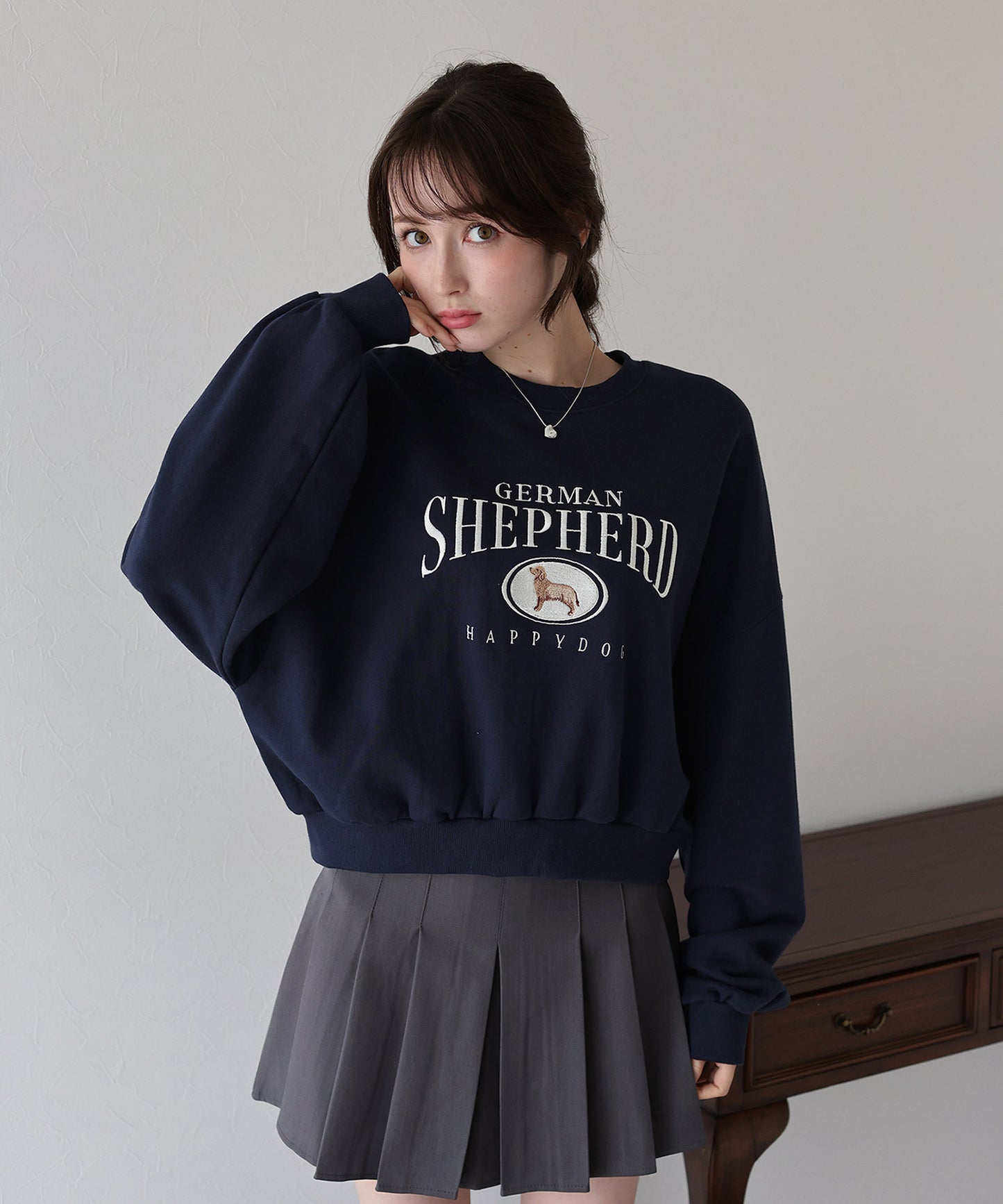 ゴールデンシェパード刺繍スウェット