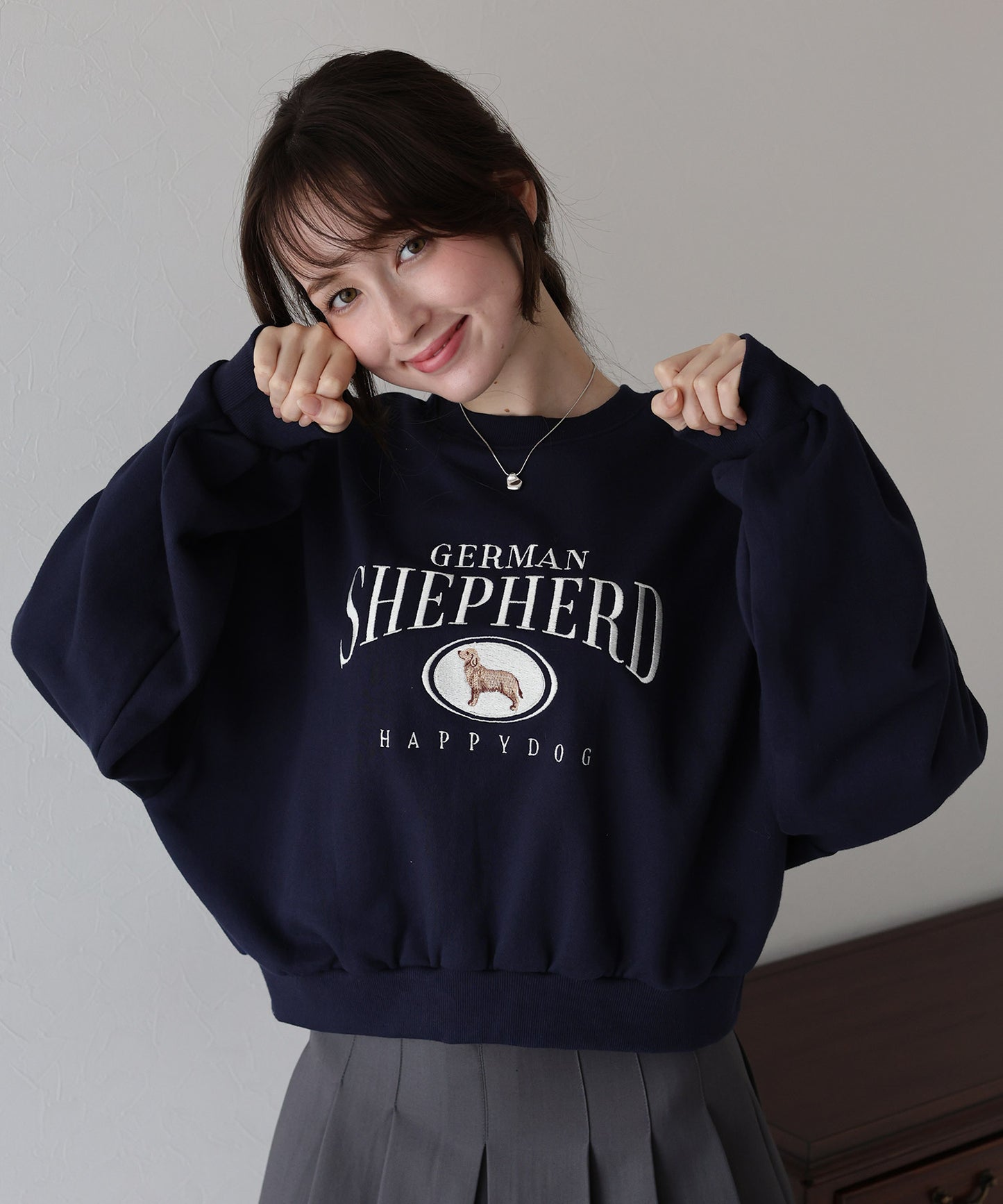 ゴールデンシェパード刺繍スウェット