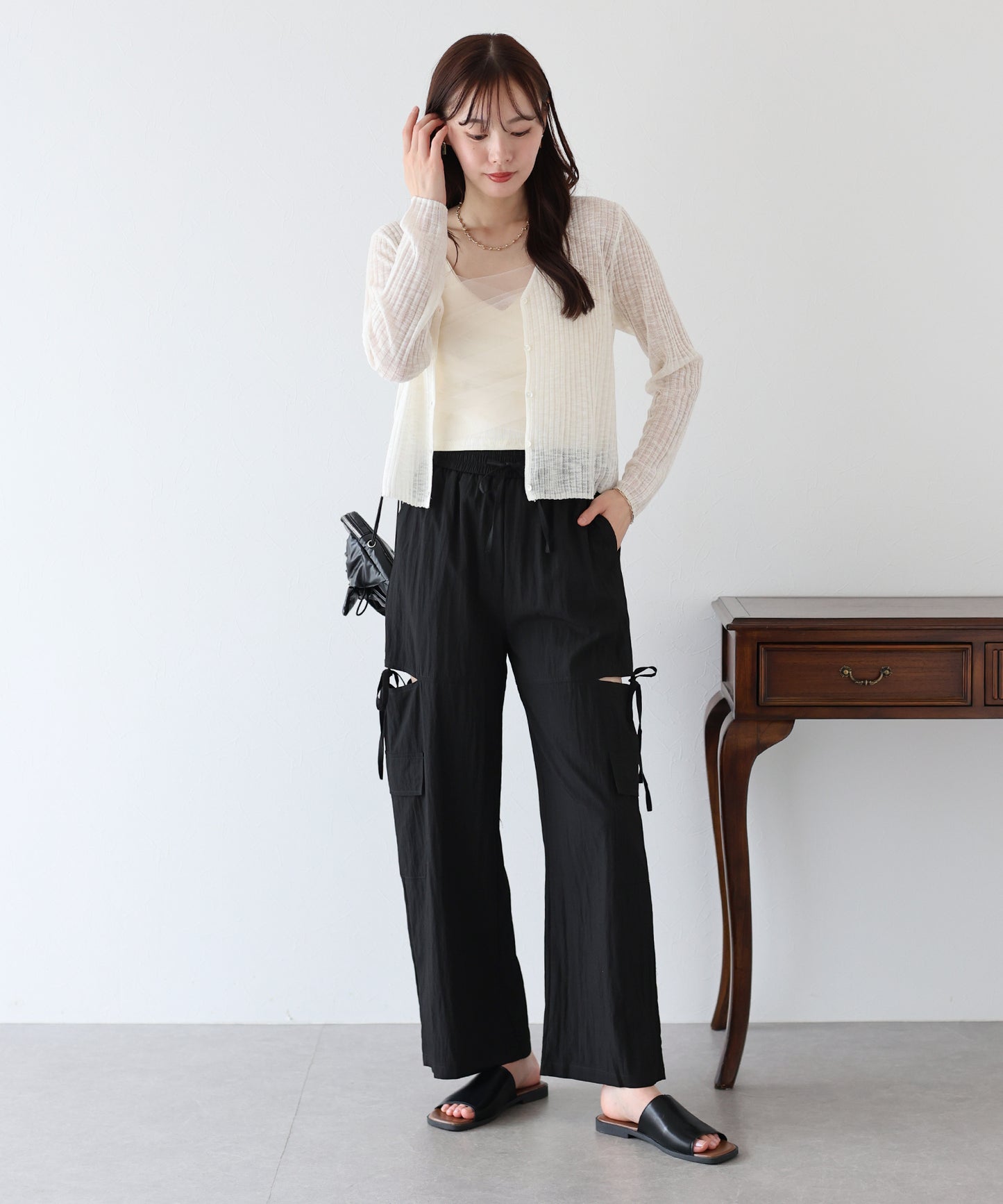 【SALE】サイドオープンパンツ