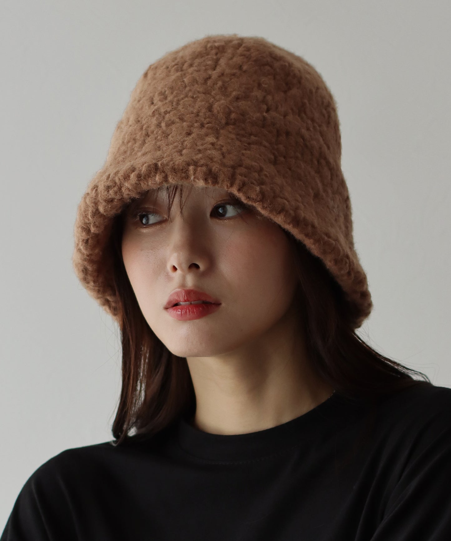 【SALE】ウールボアバケットハット