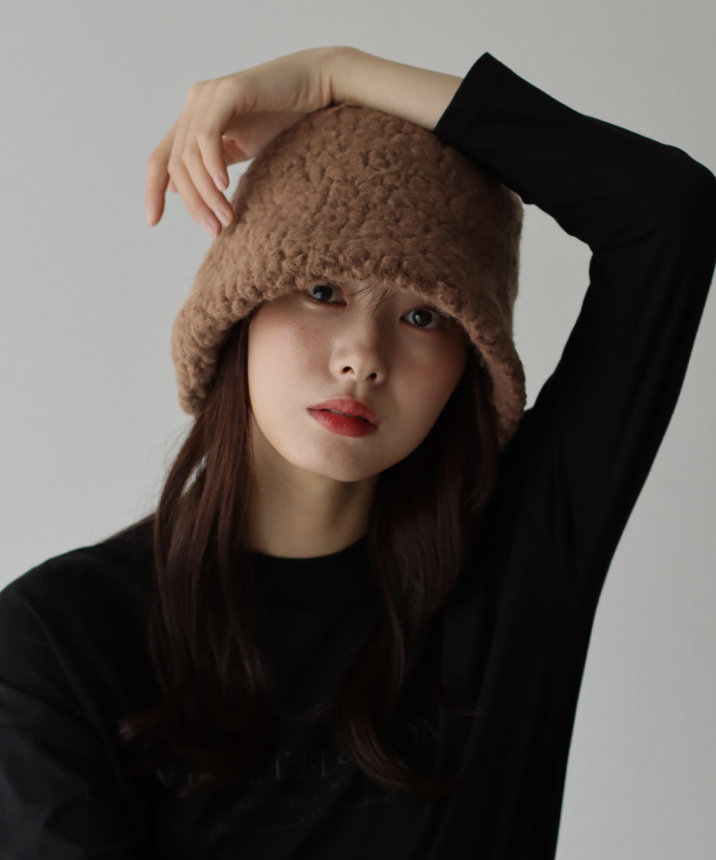 【SALE】ウールボアバケットハット