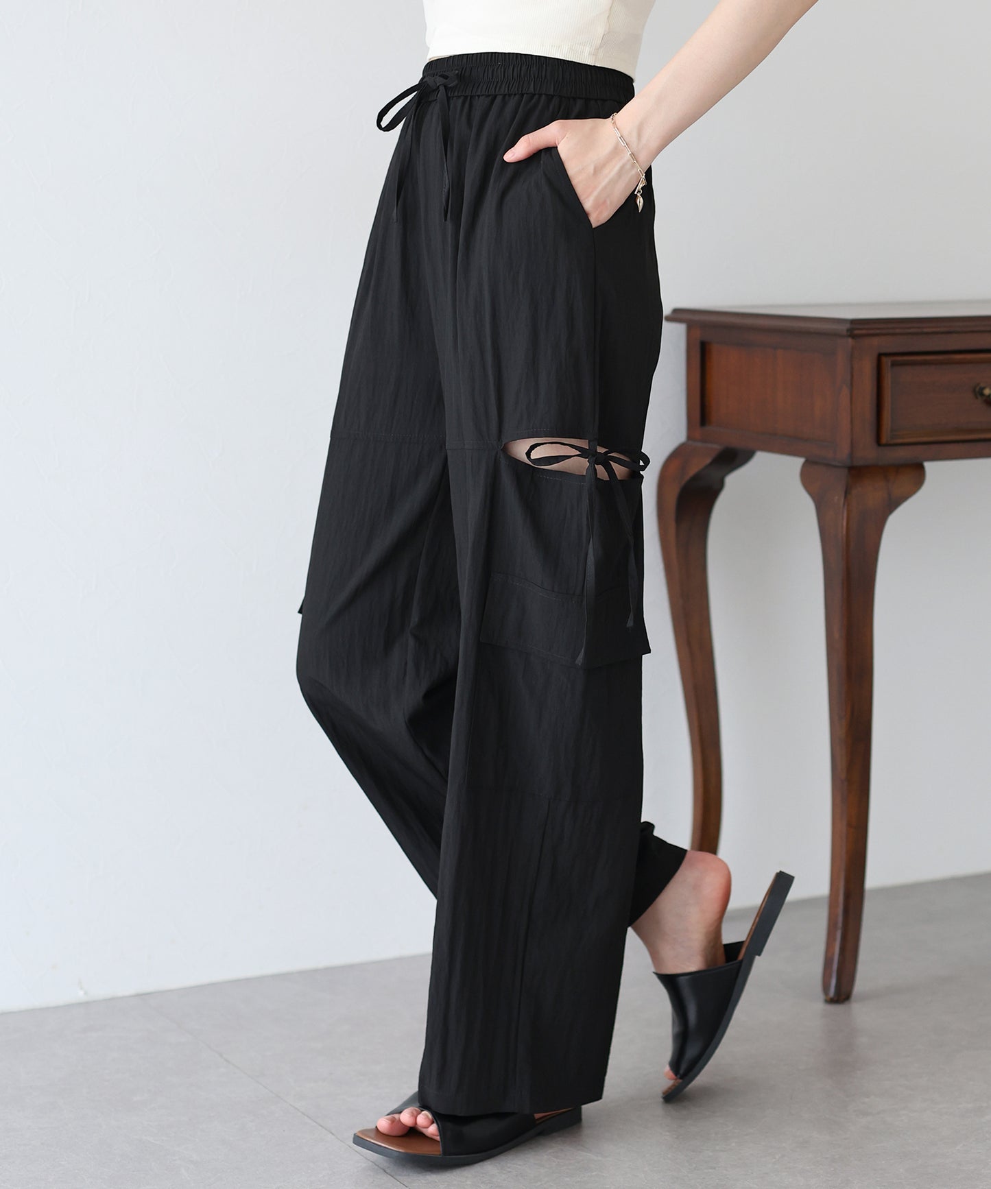 【SALE】サイドオープンパンツ