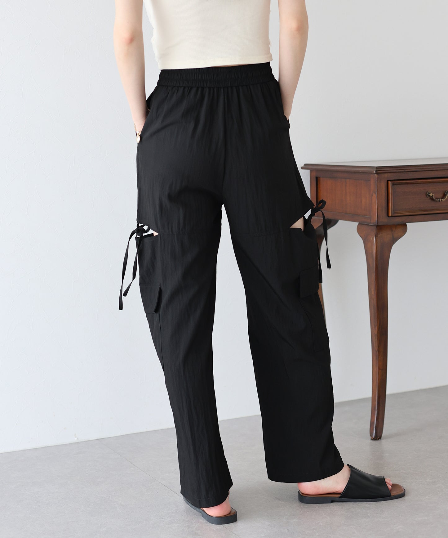 【SALE】サイドオープンパンツ