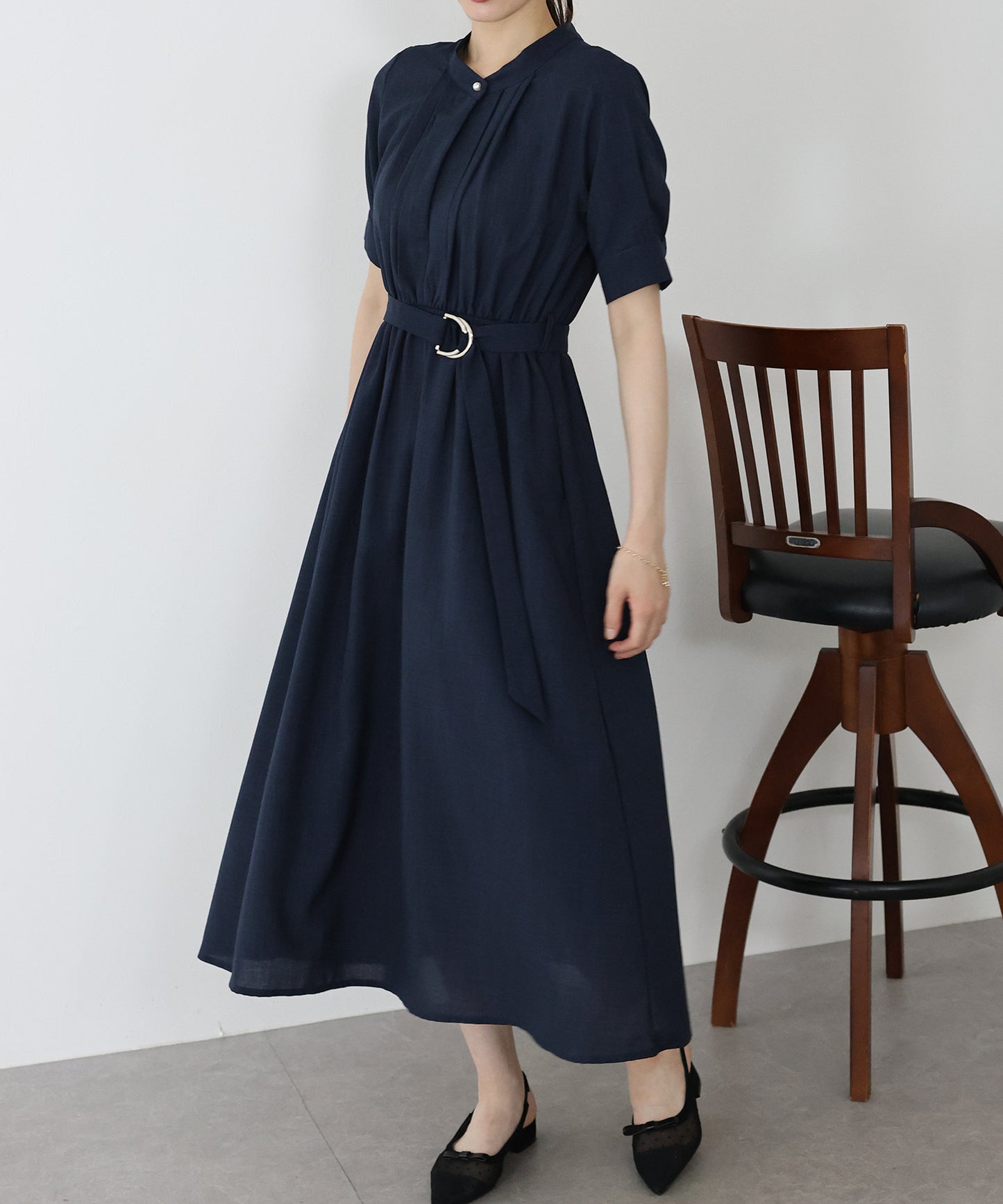 【TIME SALE】2WAYフロントタックワンピース