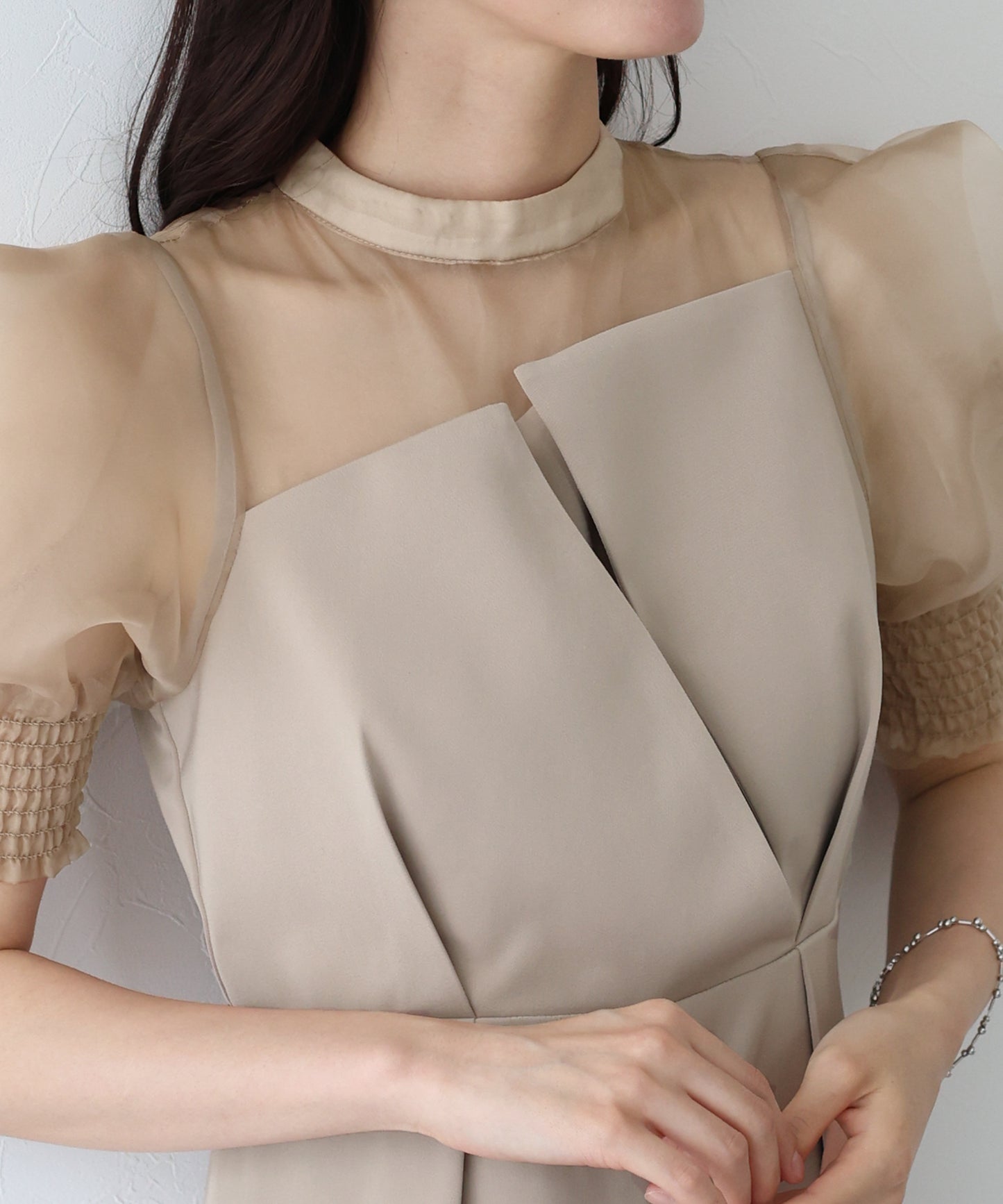 【TIME SALE】イレギュラーカットオールインワンパンツドレス