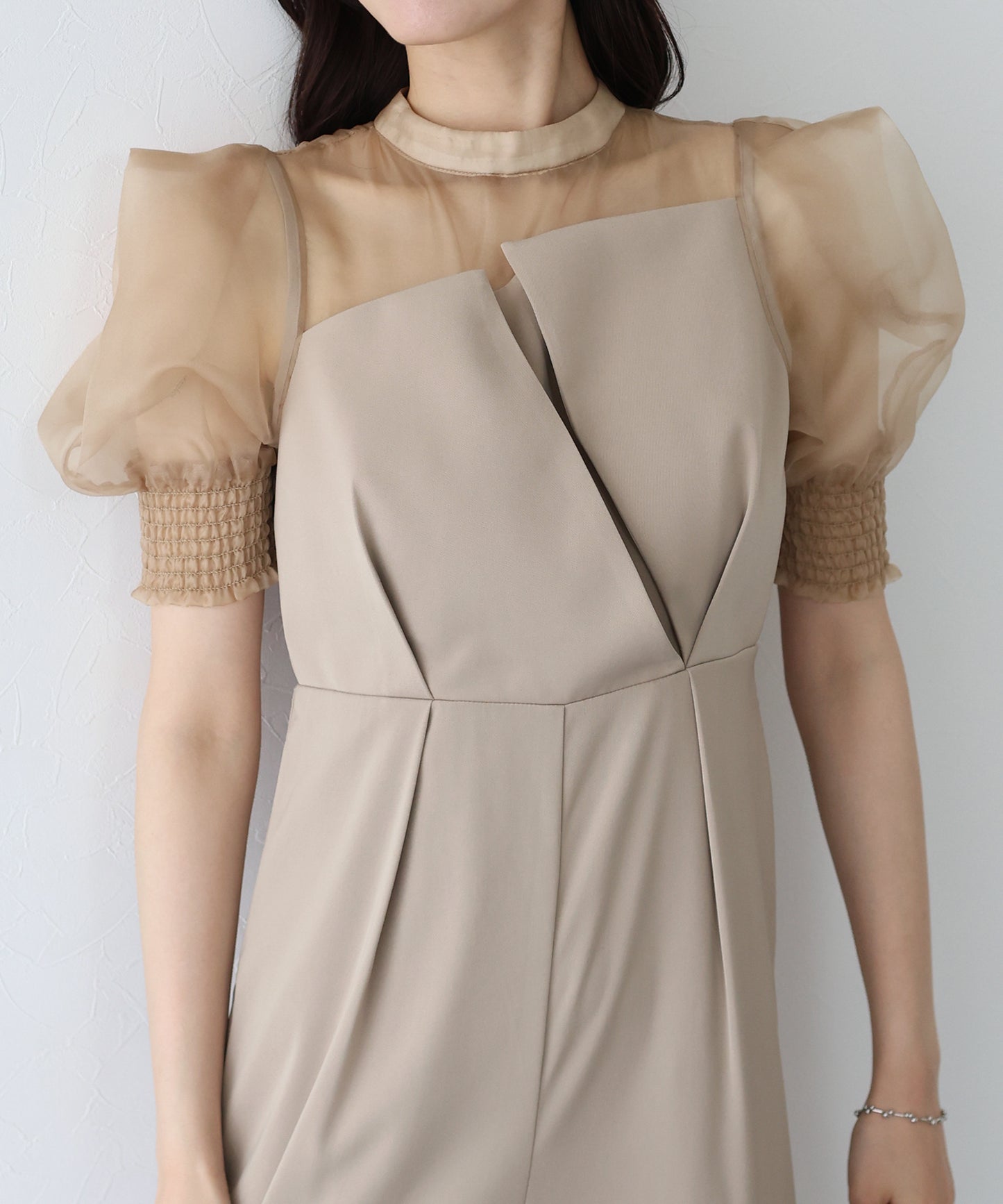 【TIME SALE】イレギュラーカットオールインワンパンツドレス