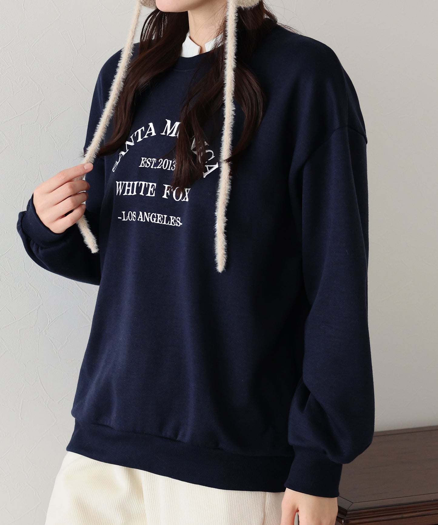 【TIME SALE】裏起毛刺繍スウェット