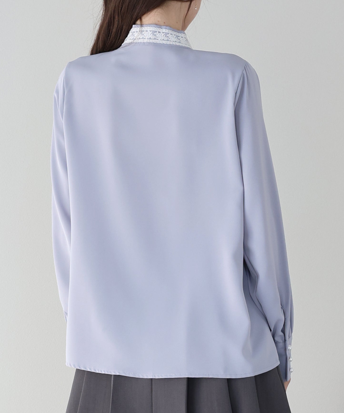 レースボウタイブラウス【ネコポス】