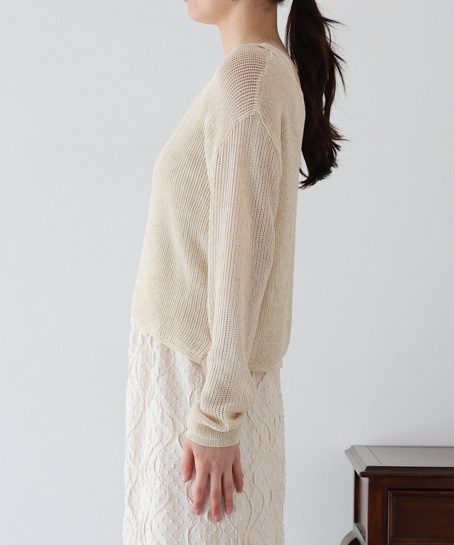 【SALE】メッシュニット+タンクトップSET
