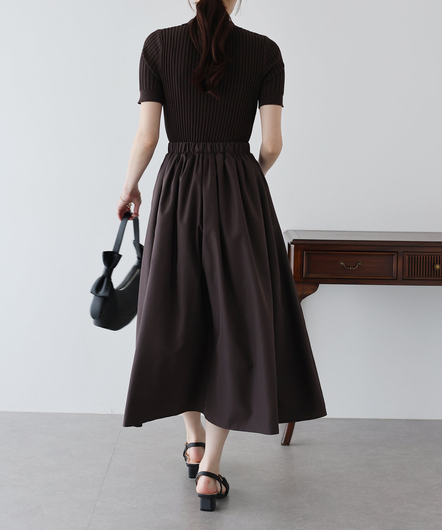 【SALE】ポロニットドッキングワンピース