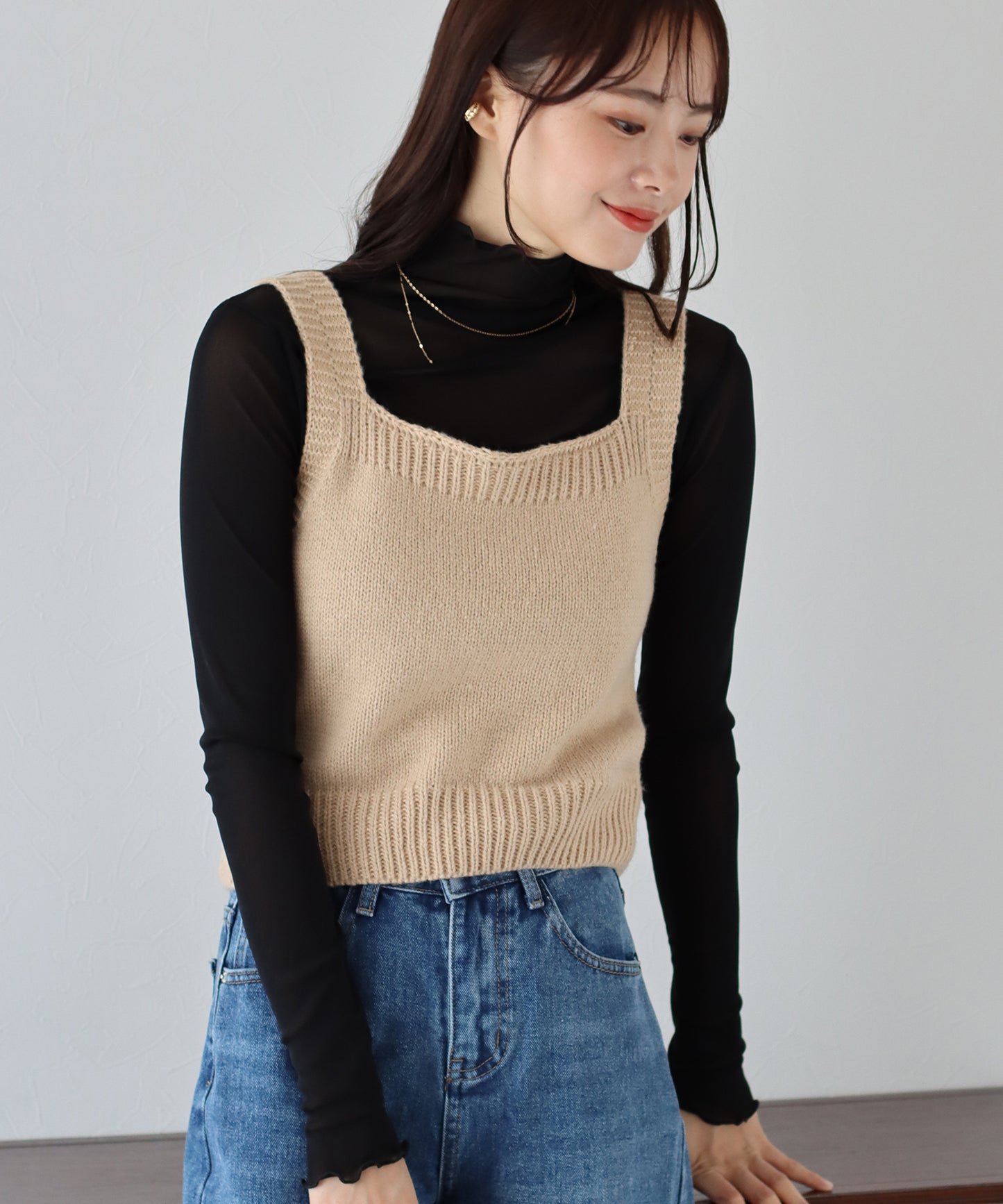 【TIME SALE】ニットビスチェ