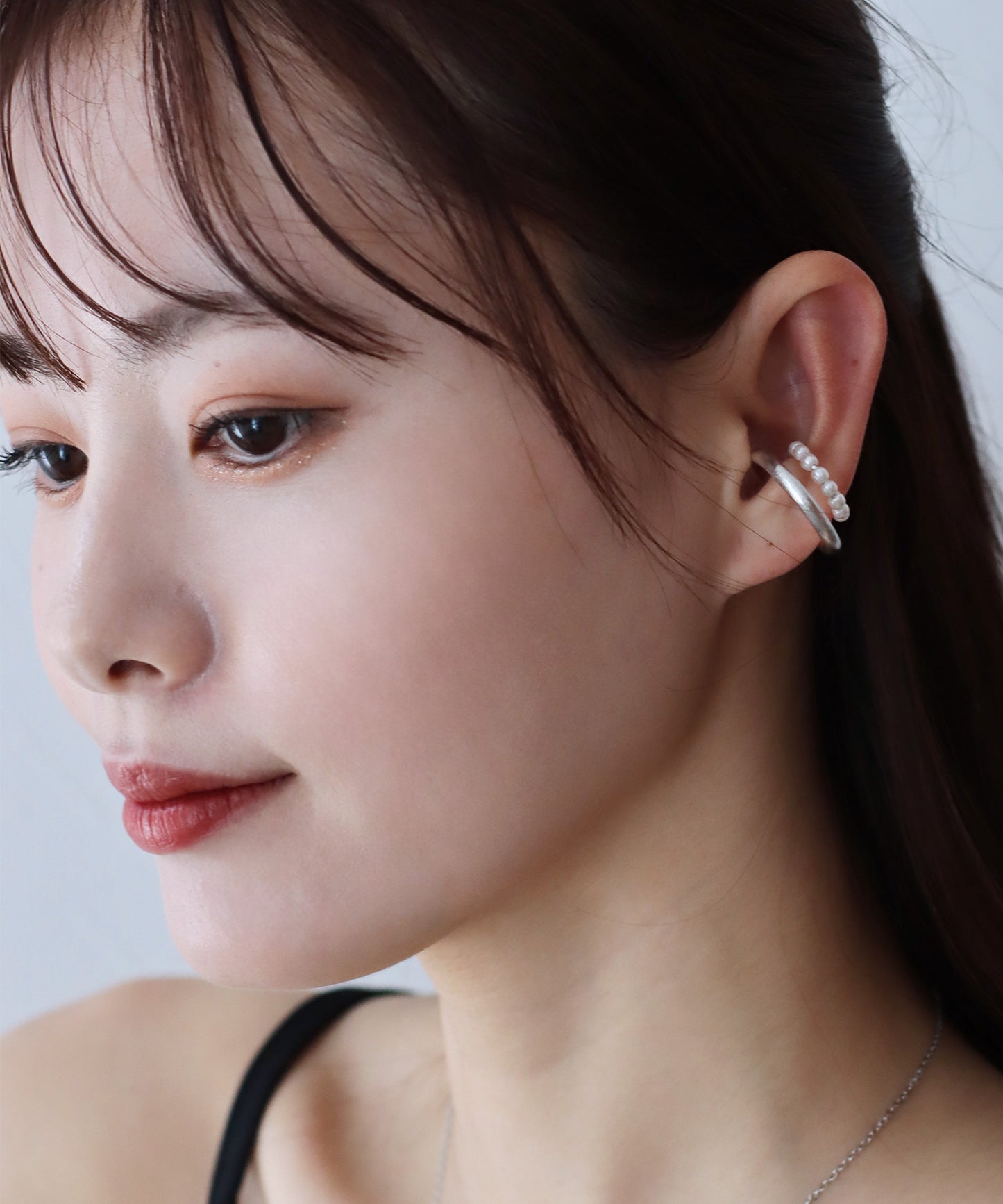 2連パールラインイヤーカフ【ネコポス】