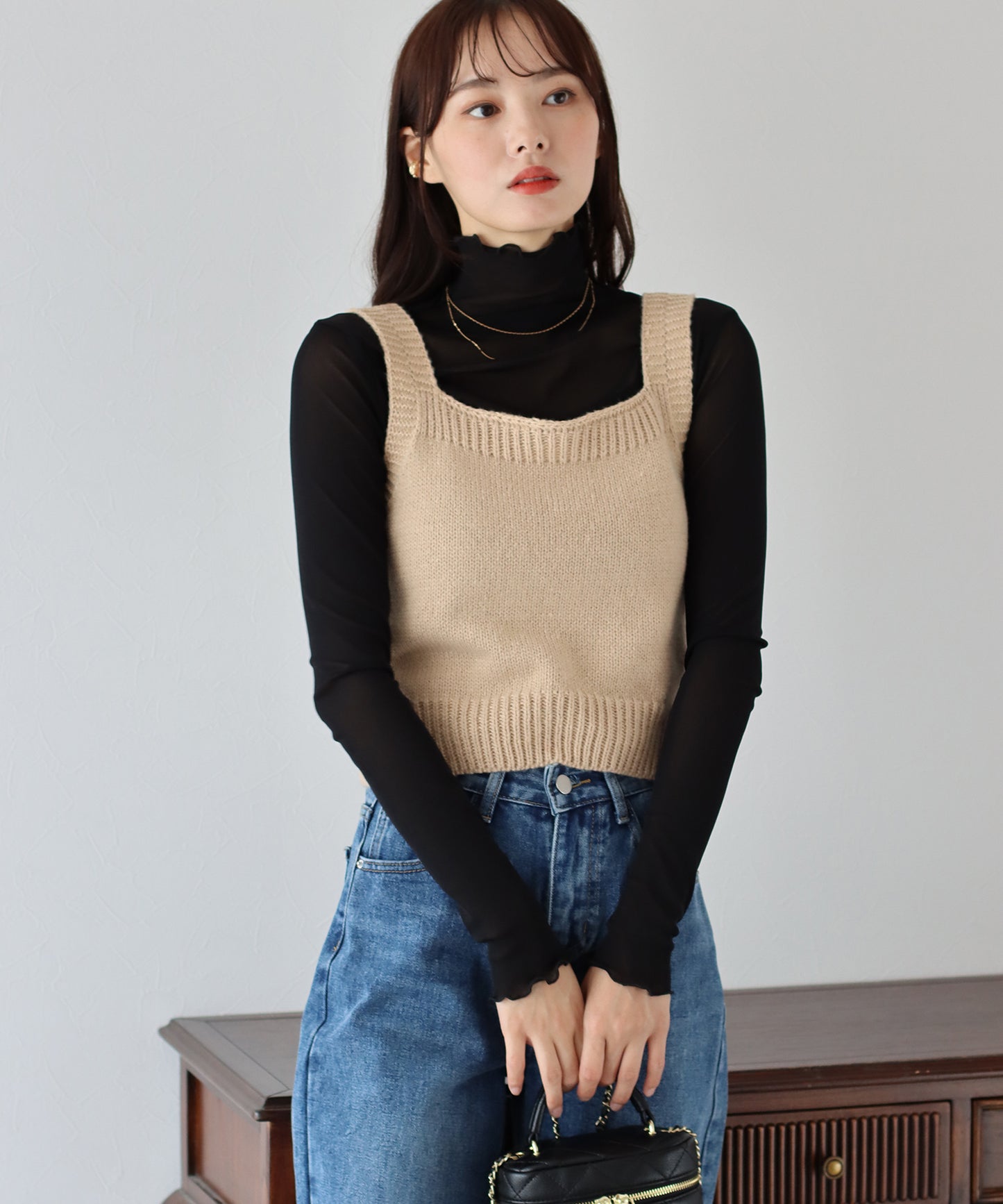 【TIME SALE】ニットビスチェ
