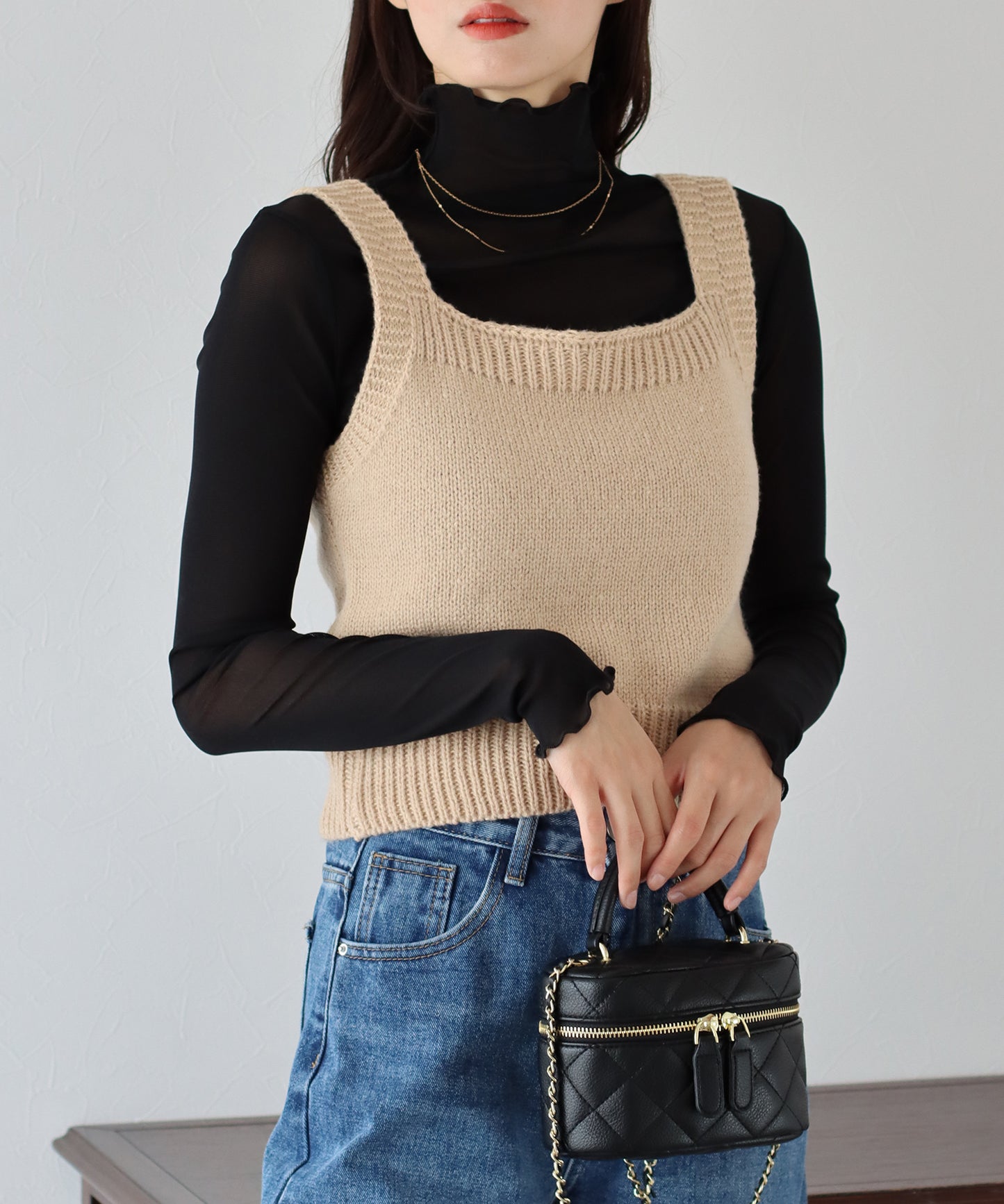 【TIME SALE】ニットビスチェ