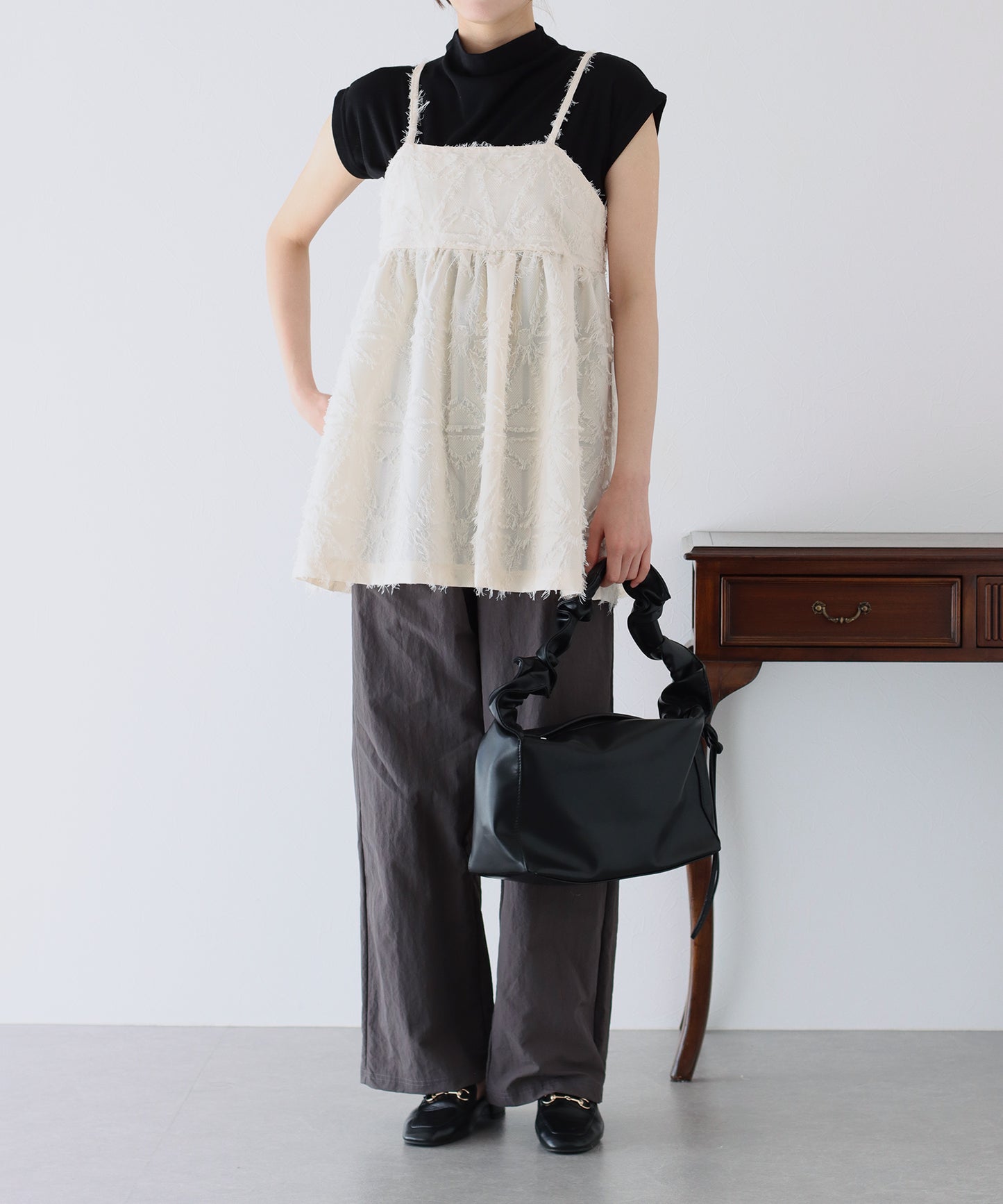 【SALE】ギャザーアレンジショルダーバッグ