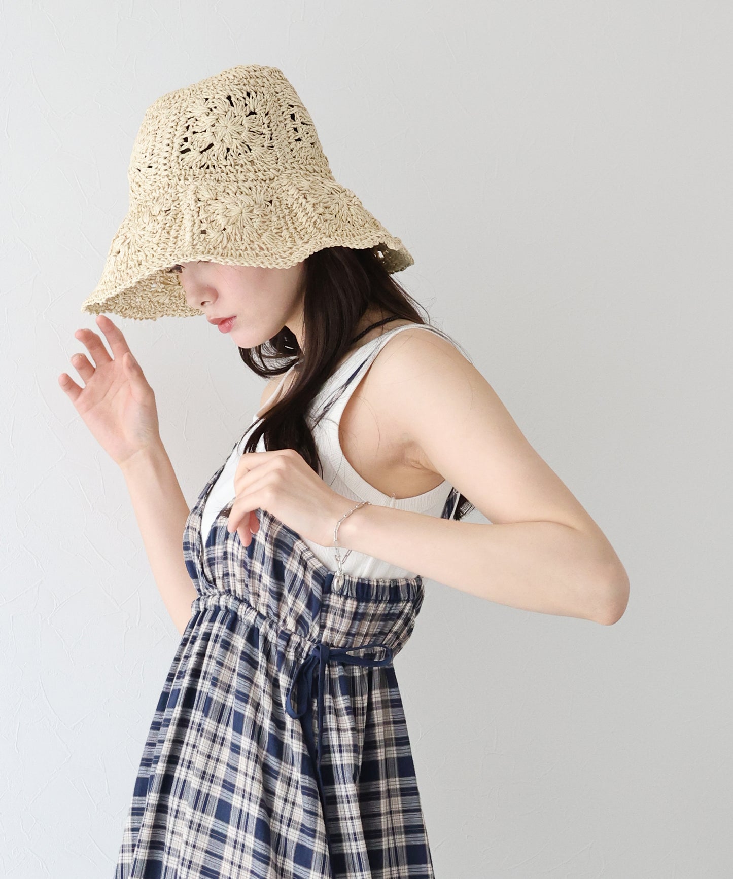 【TIME SALE】フラワーバケットハット