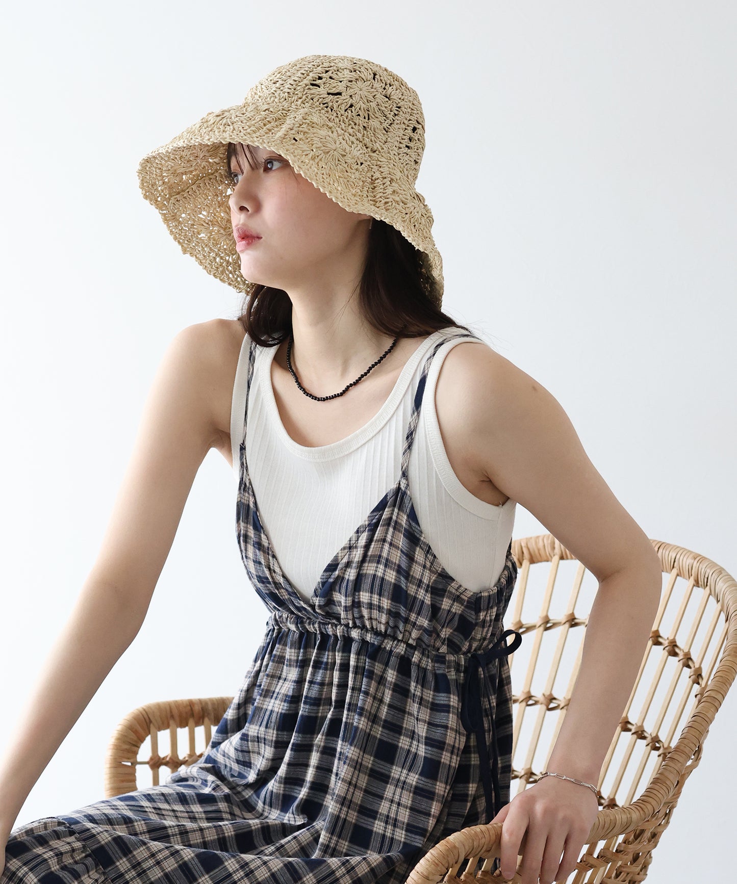 【TIME SALE】フラワーバケットハット