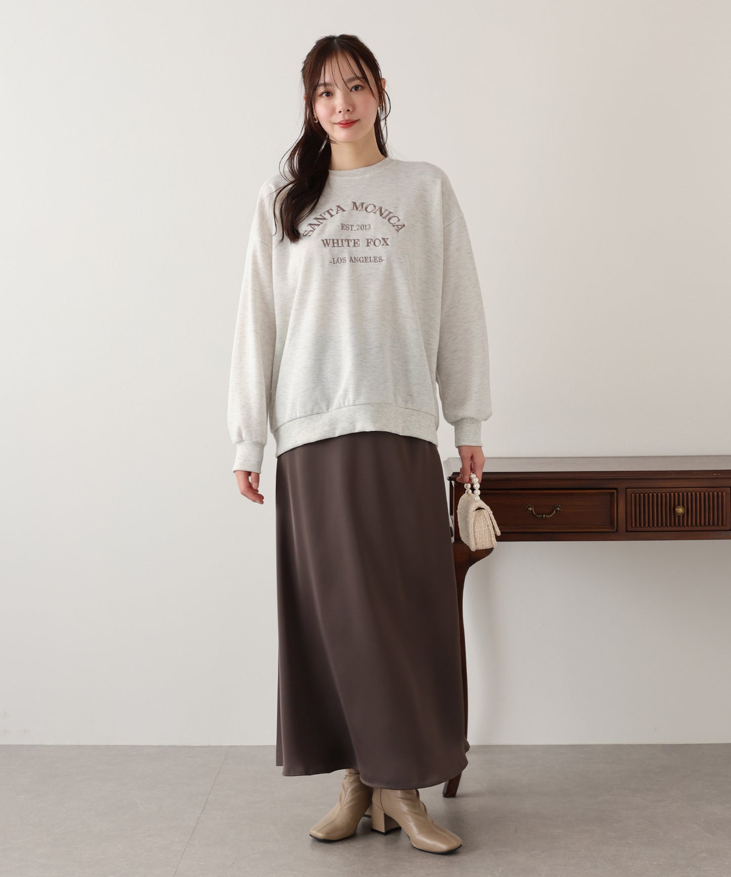 【TIME SALE】裏起毛刺繍スウェット