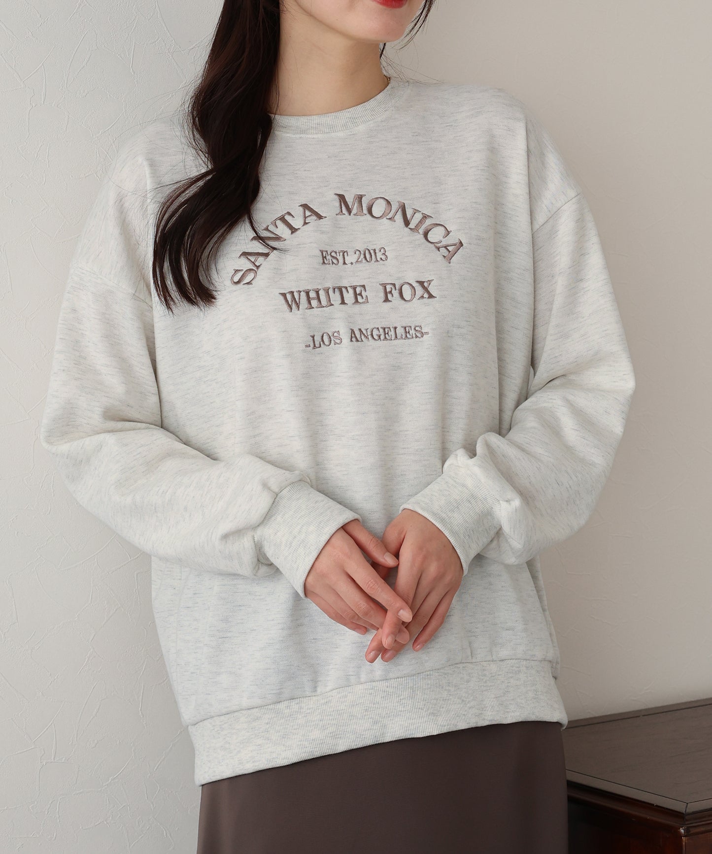 【TIME SALE】裏起毛刺繍スウェット