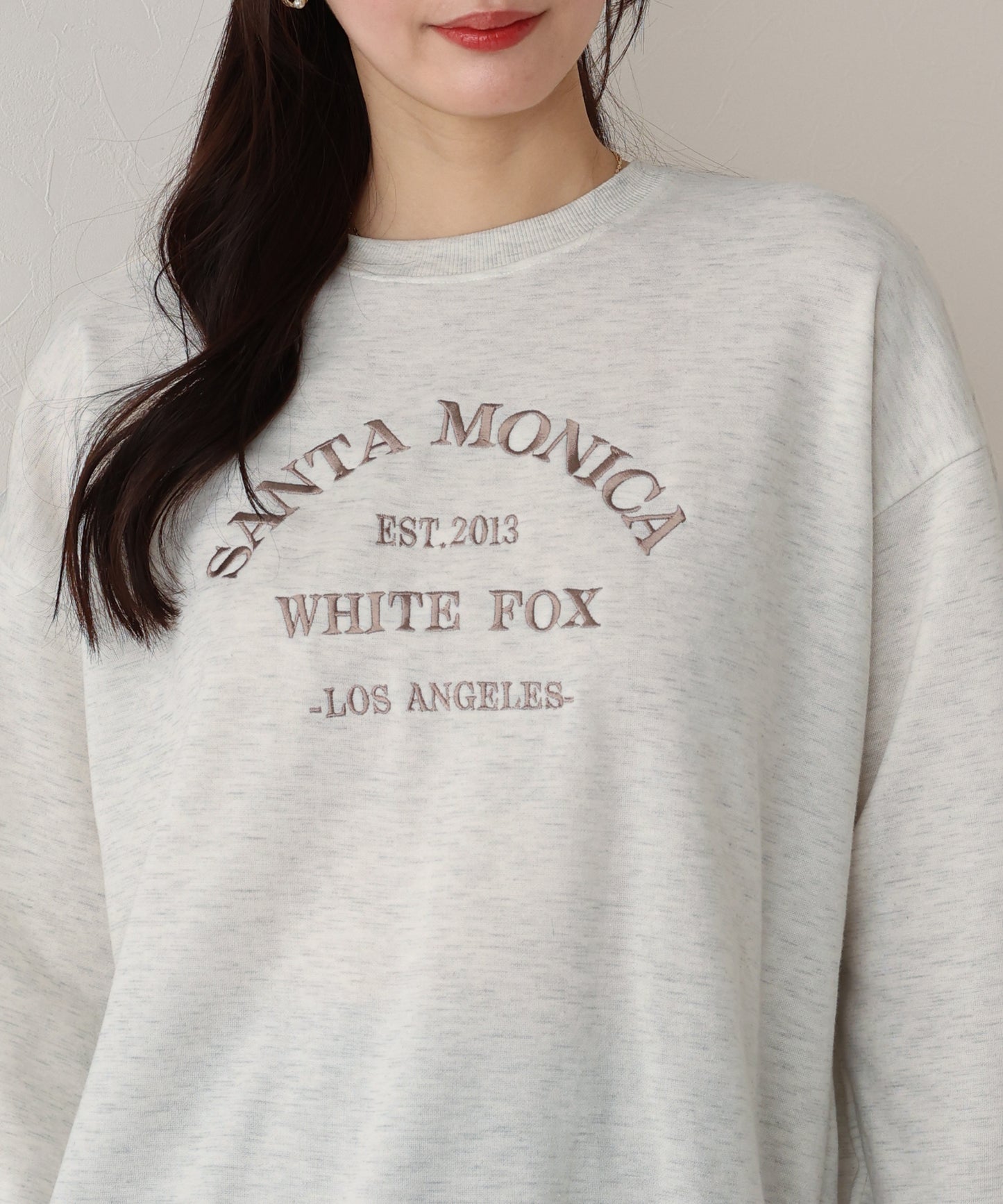 【TIME SALE】裏起毛刺繍スウェット