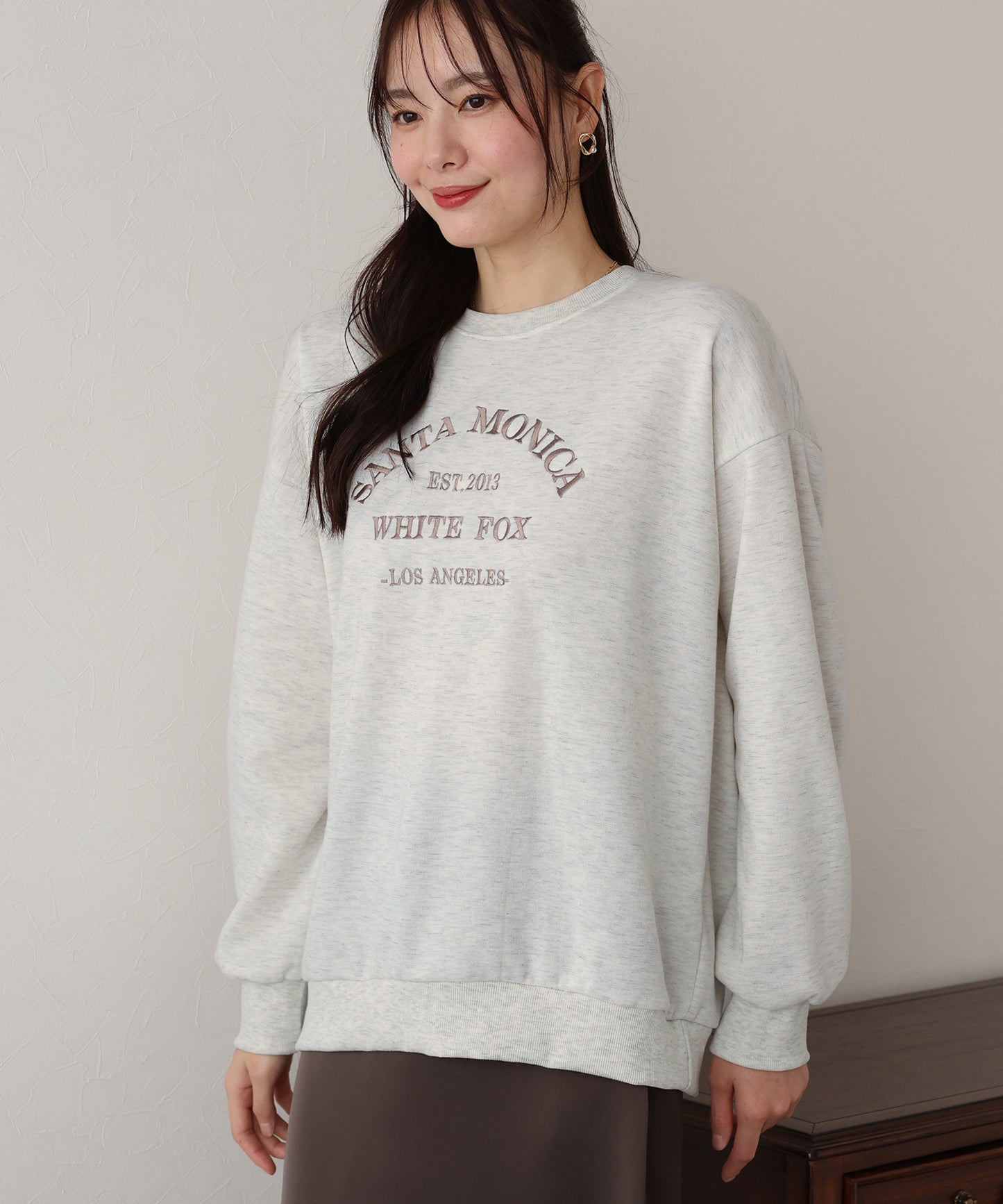 【TIME SALE】裏起毛刺繍スウェット