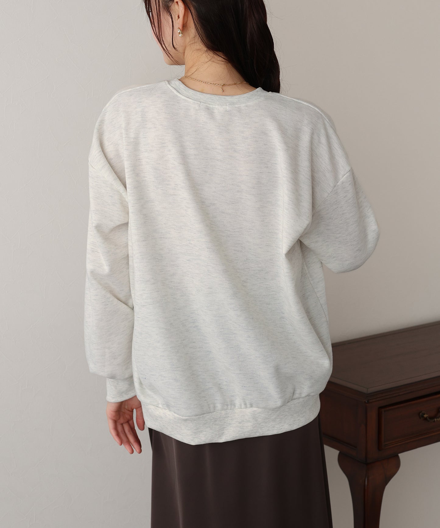 【TIME SALE】裏起毛刺繍スウェット