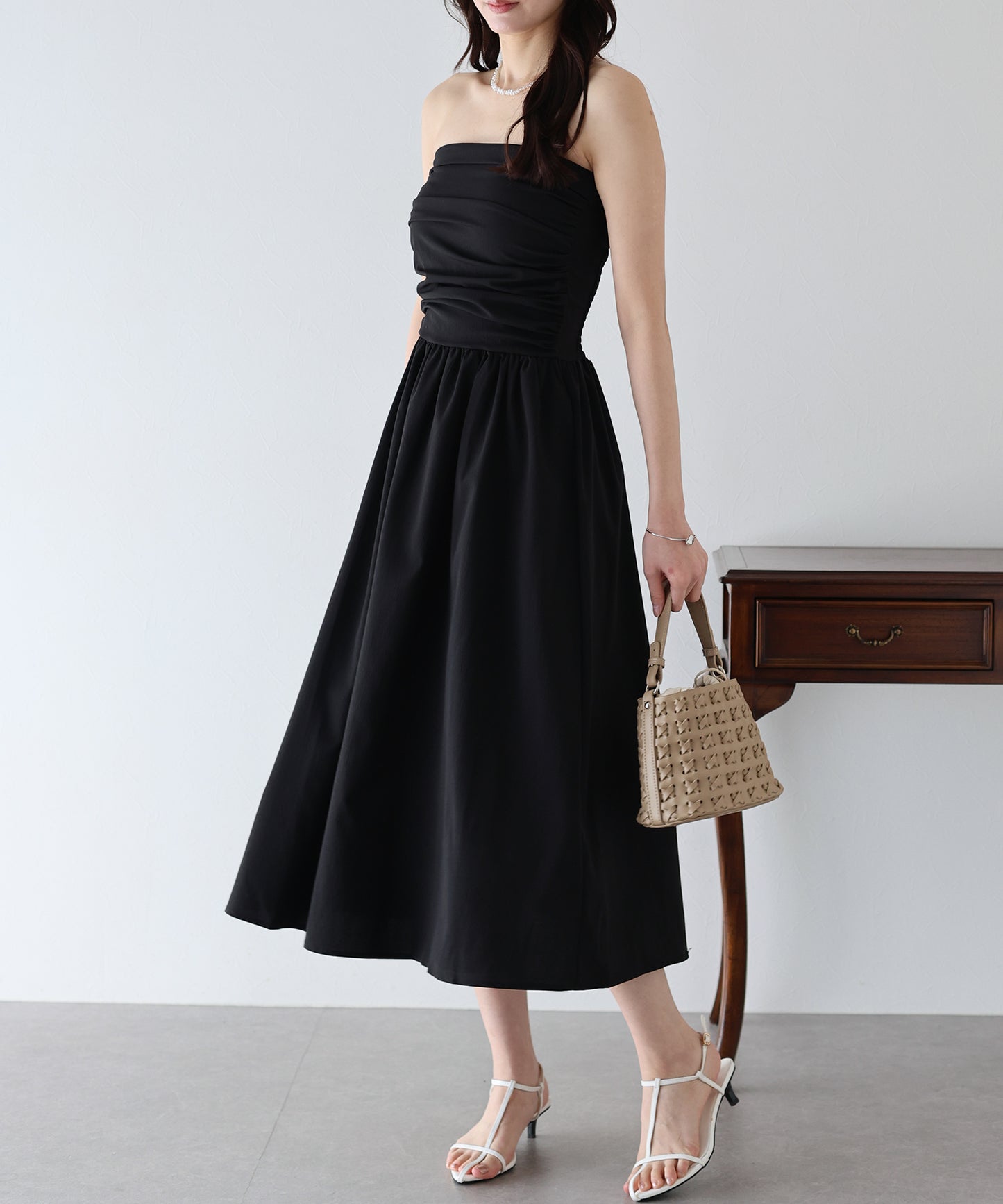 【SALE】タックベアワンピース