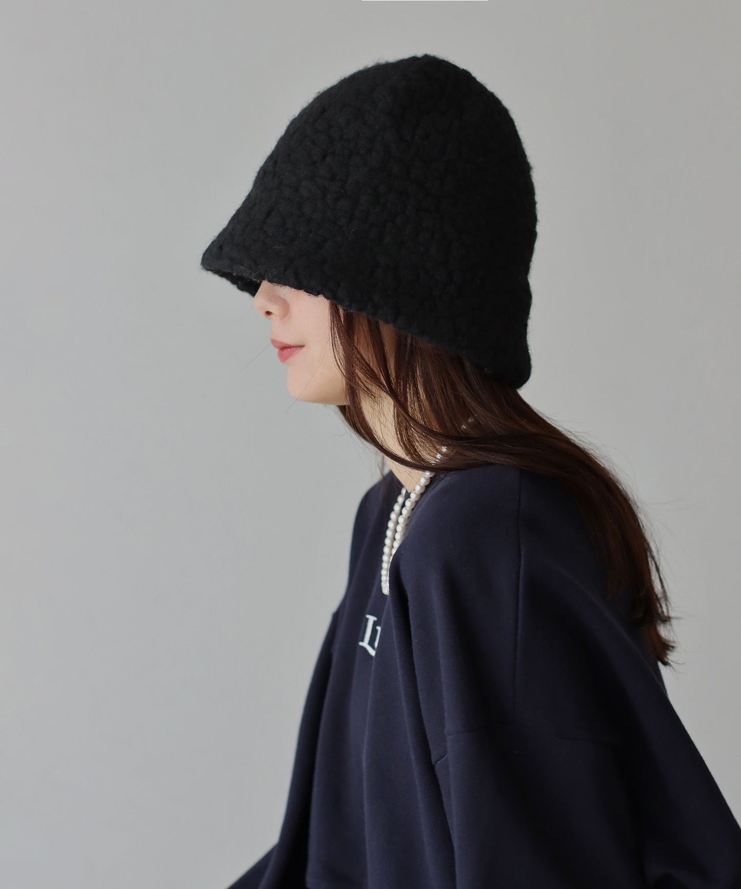 【SALE】ウールボアバケットハット
