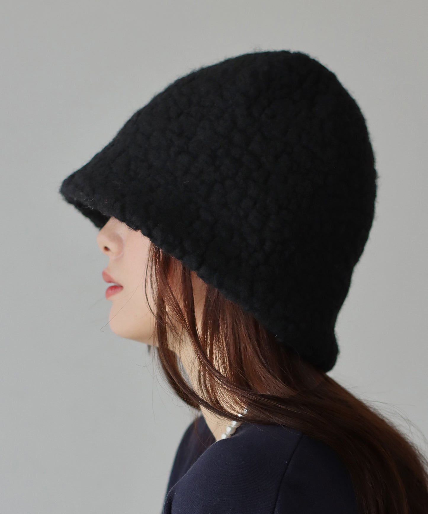 【SALE】ウールボアバケットハット