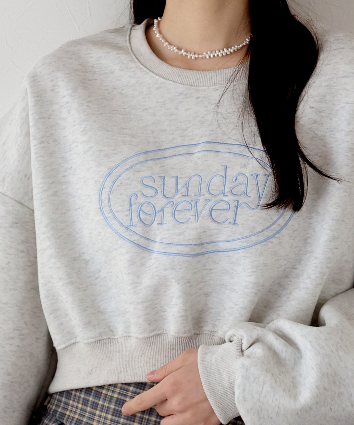 【TIME SALE】SunDayForever刺繍スウェット
