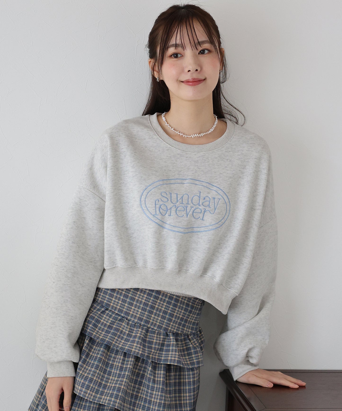 【TIME SALE】SunDayForever刺繍スウェット
