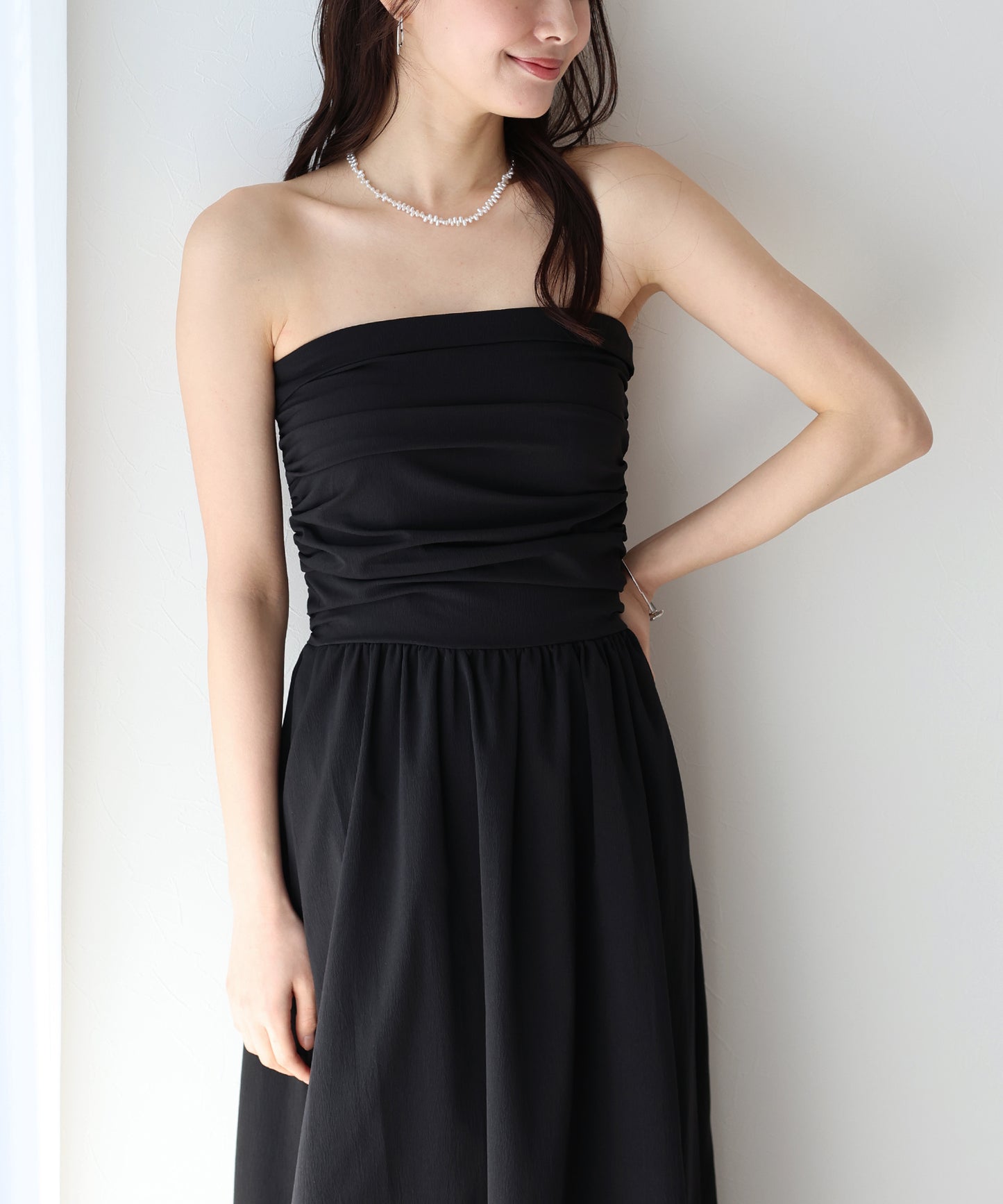 【SALE】タックベアワンピース