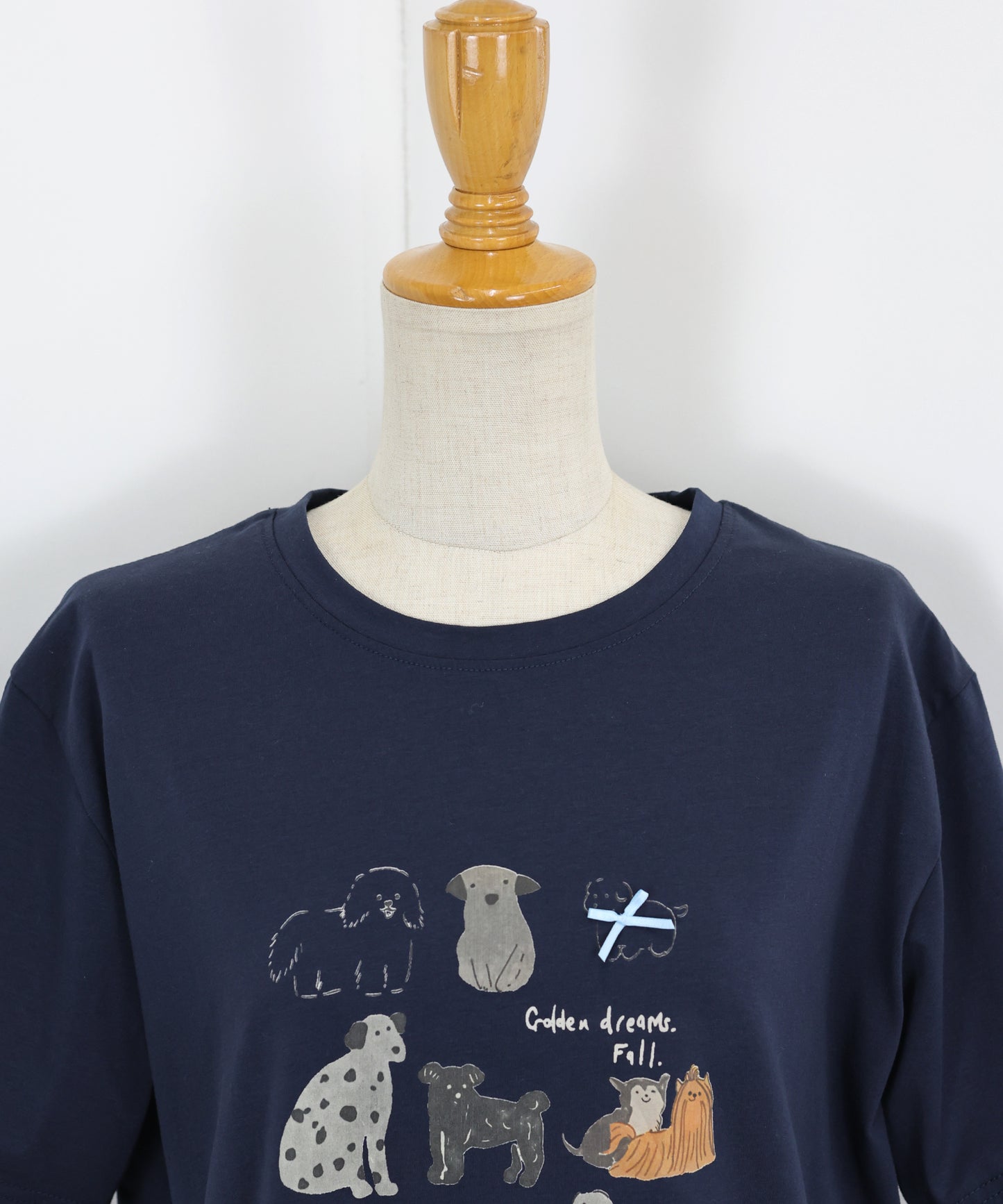 【TIME SALE】リボンDOGS半袖Tシャツ【ネコポス】
