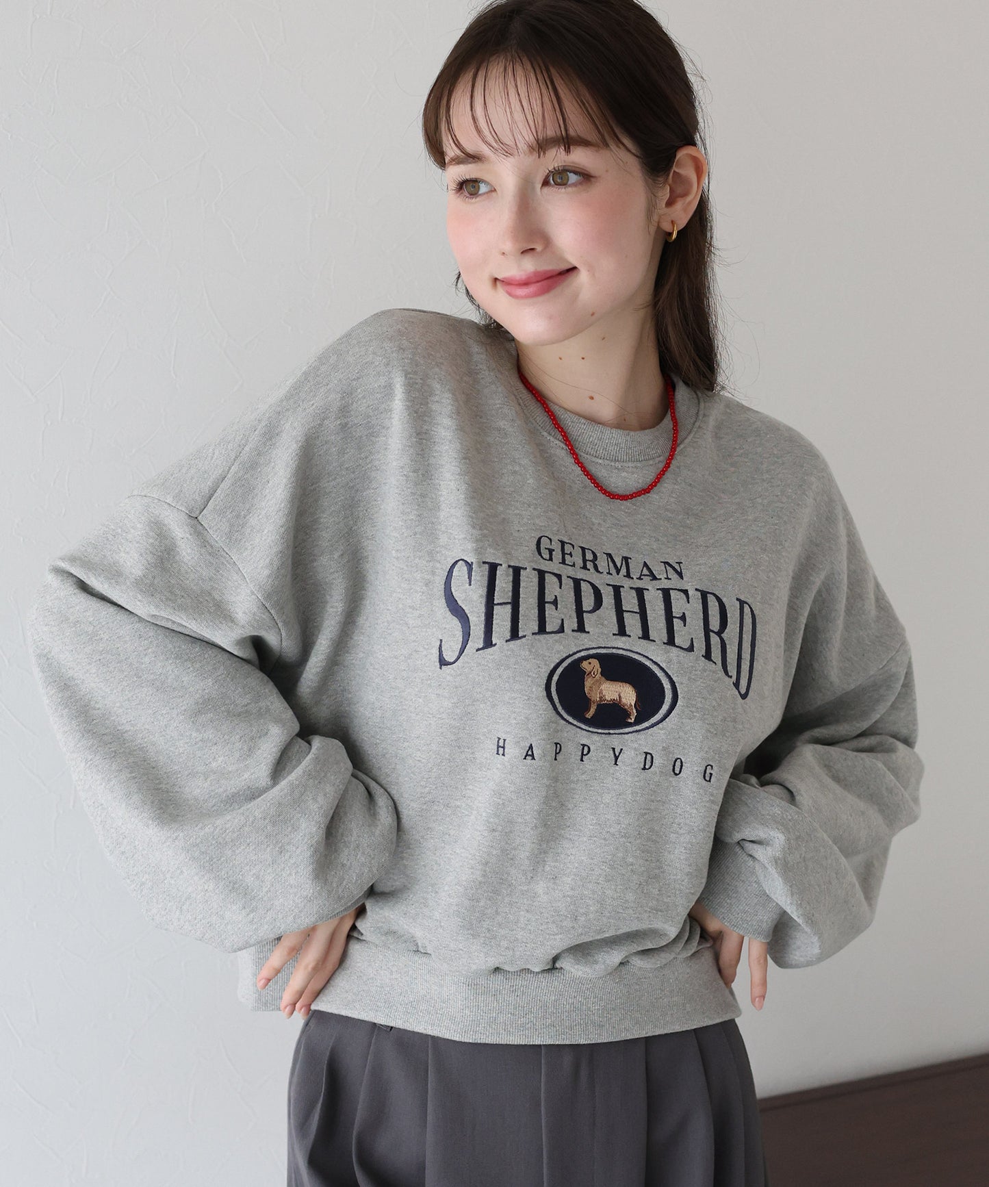 【早割5%OFF】ゴールデンシェパード刺繍スウェット