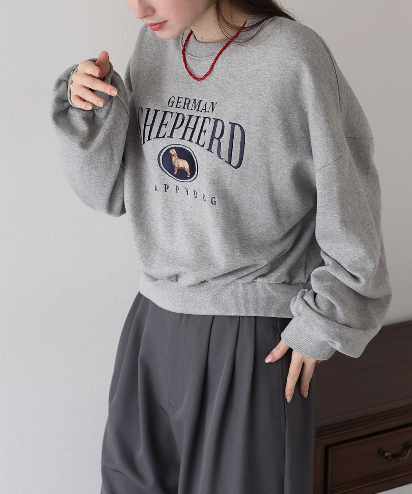 ゴールデンシェパード刺繍スウェット