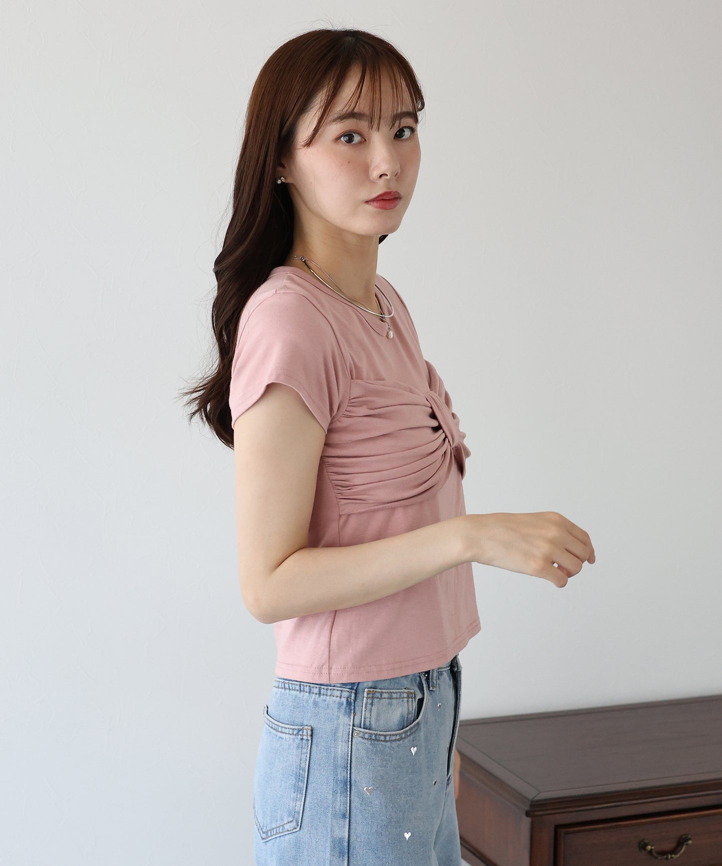フロントリボンTシャツ【ネコポス】