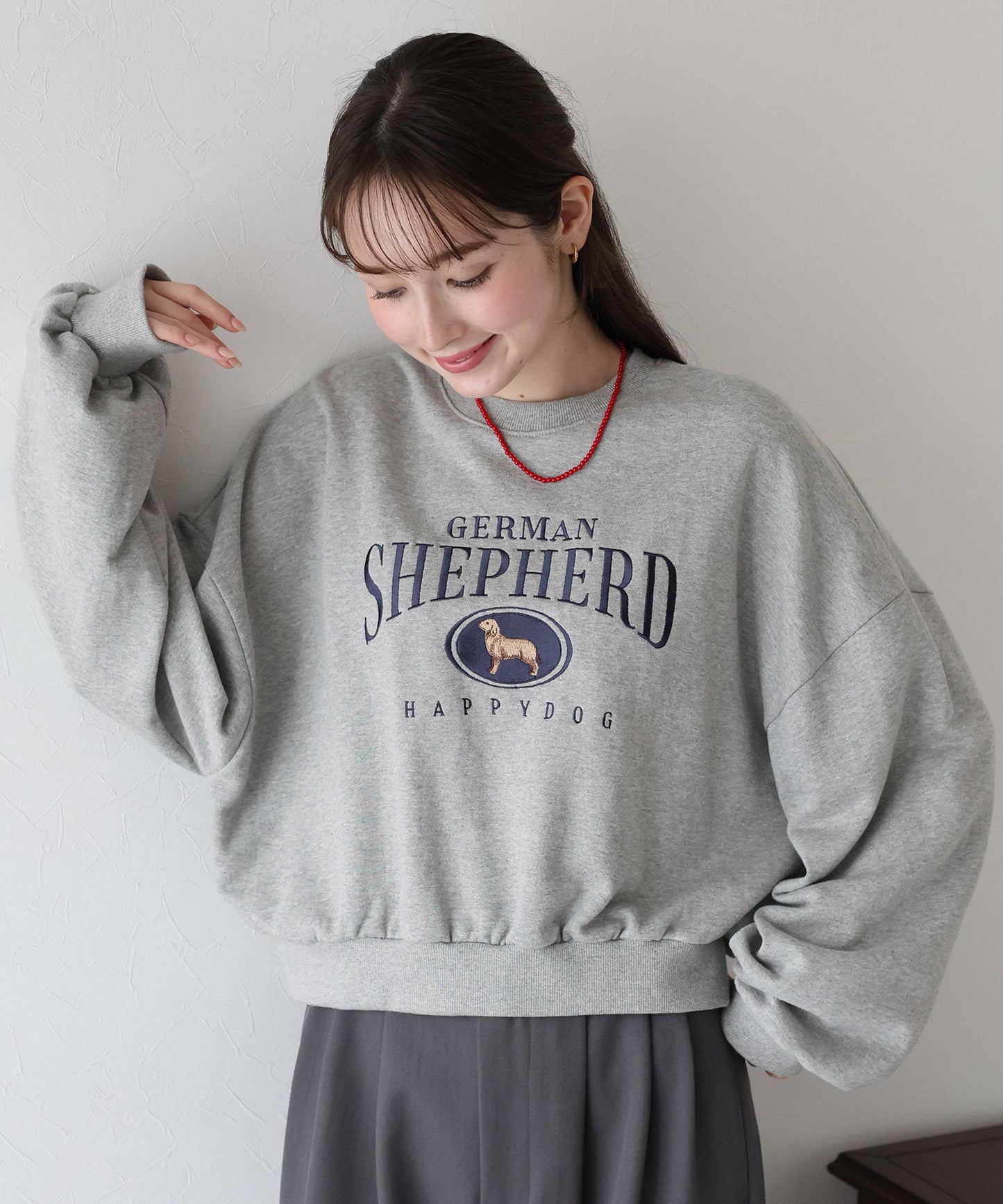 【早割5%OFF】ゴールデンシェパード刺繍スウェット