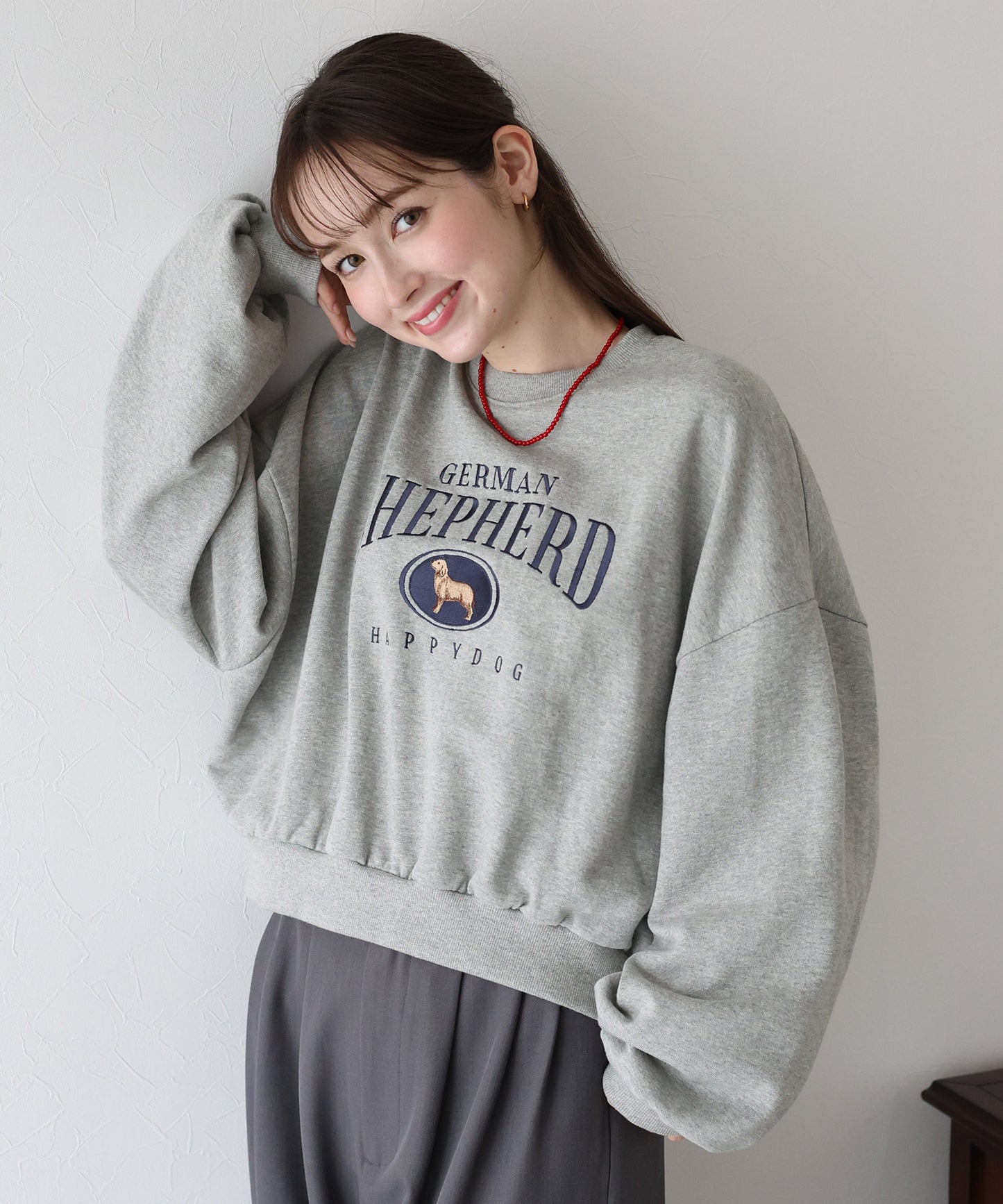 【早割5%OFF】ゴールデンシェパード刺繍スウェット