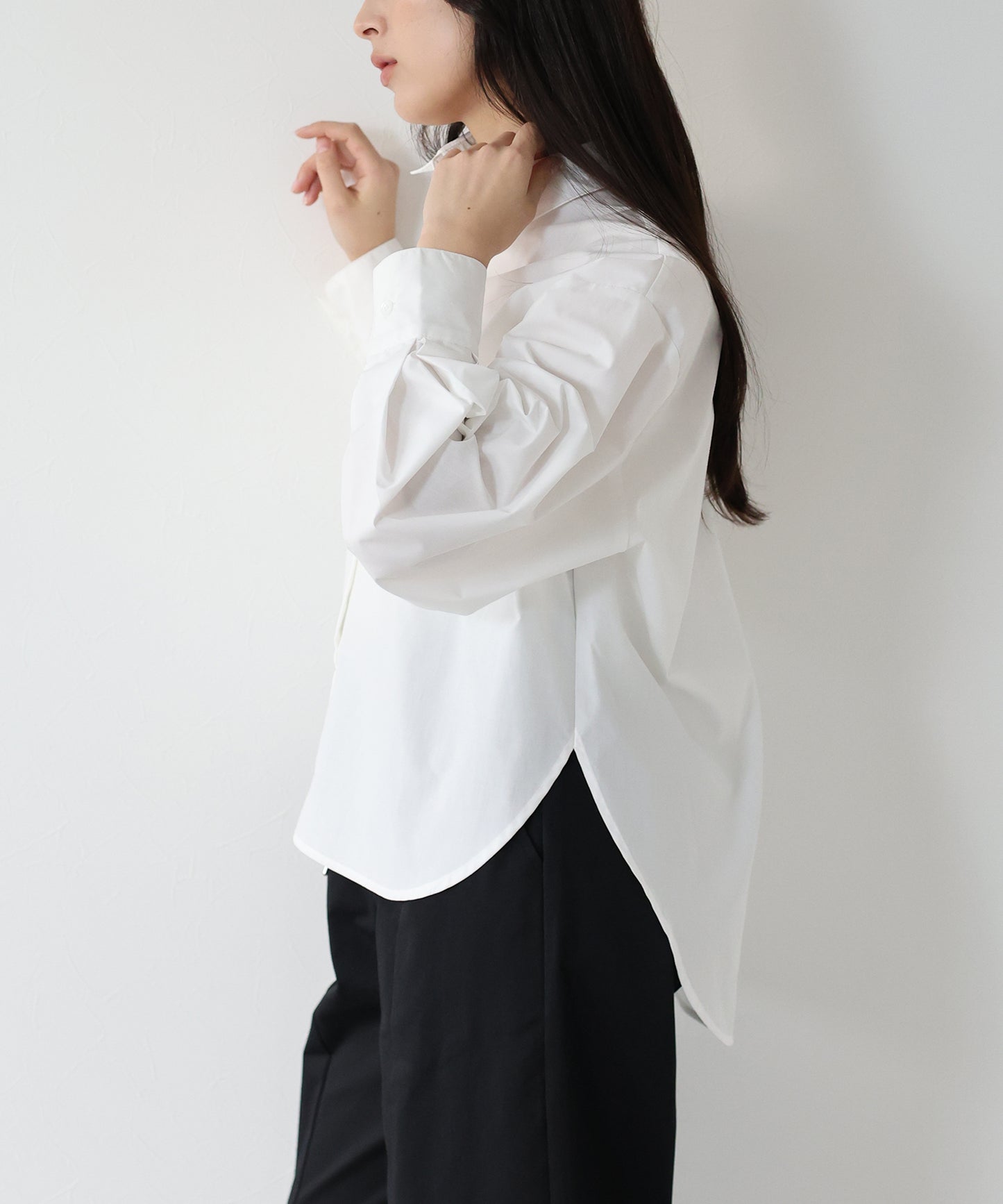 【TIME SALE】タック袖ビッグシャツ