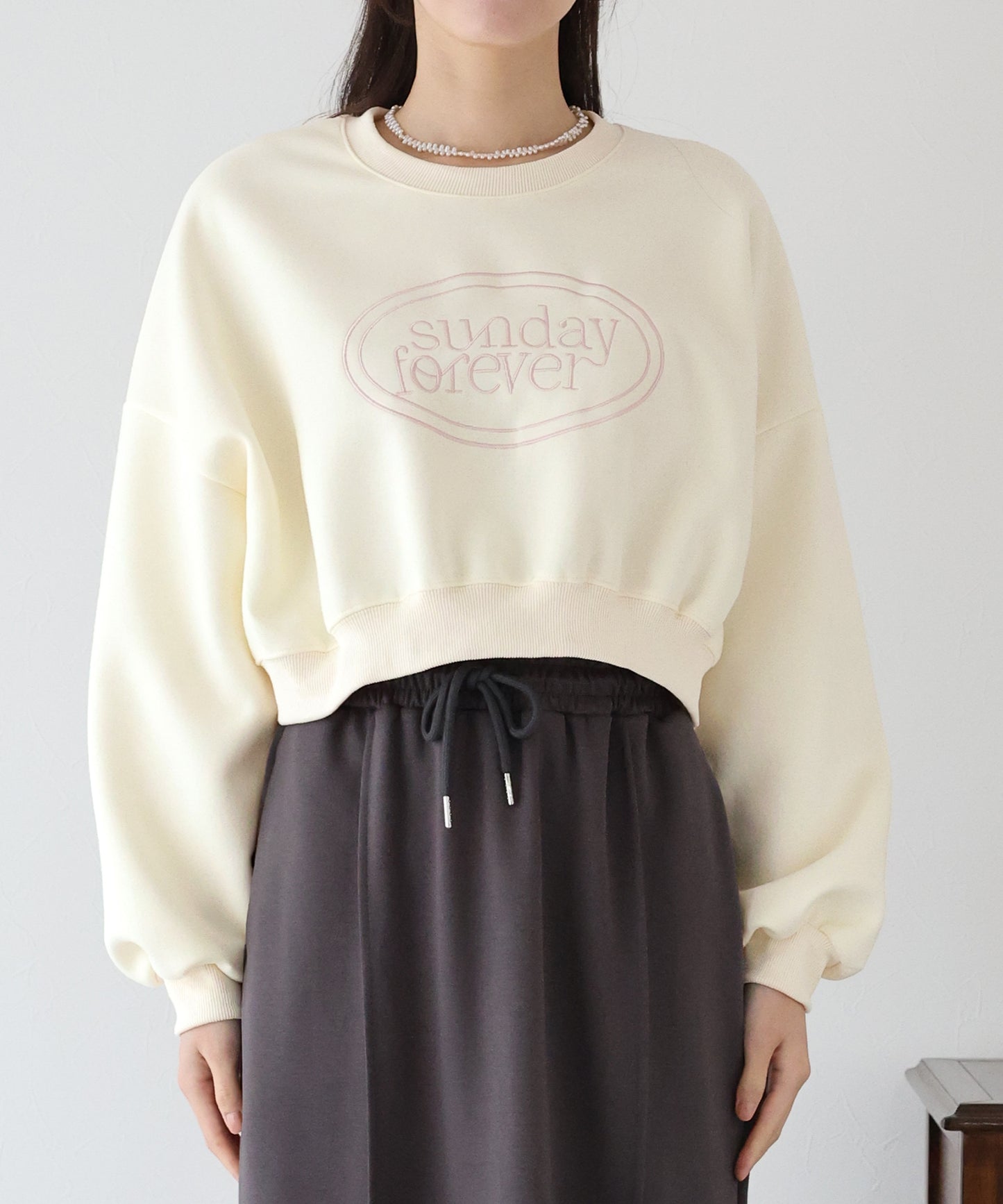 【TIME SALE】SunDayForever刺繍スウェット