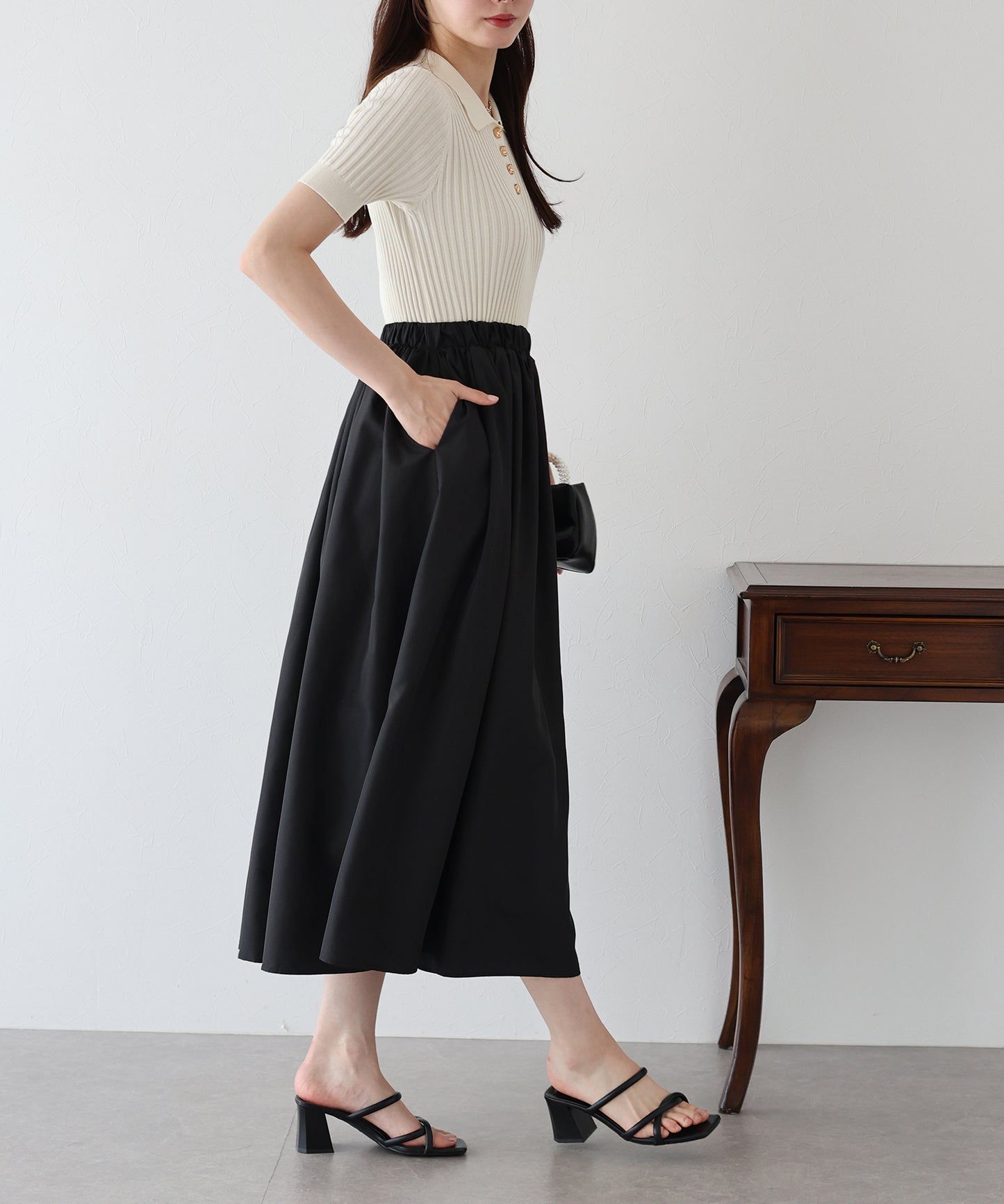 【SALE】ポロニットドッキングワンピース