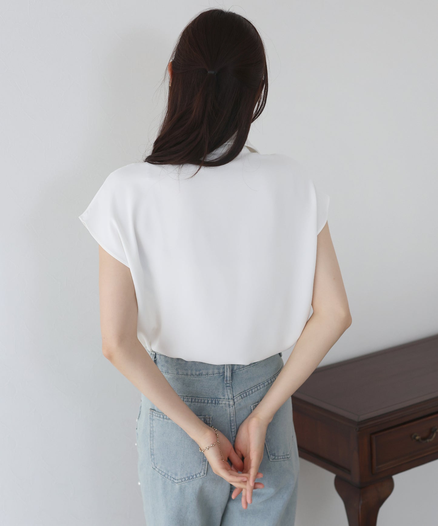 【TIME SALE】フレンチスリーブシャツ【ネコポス】