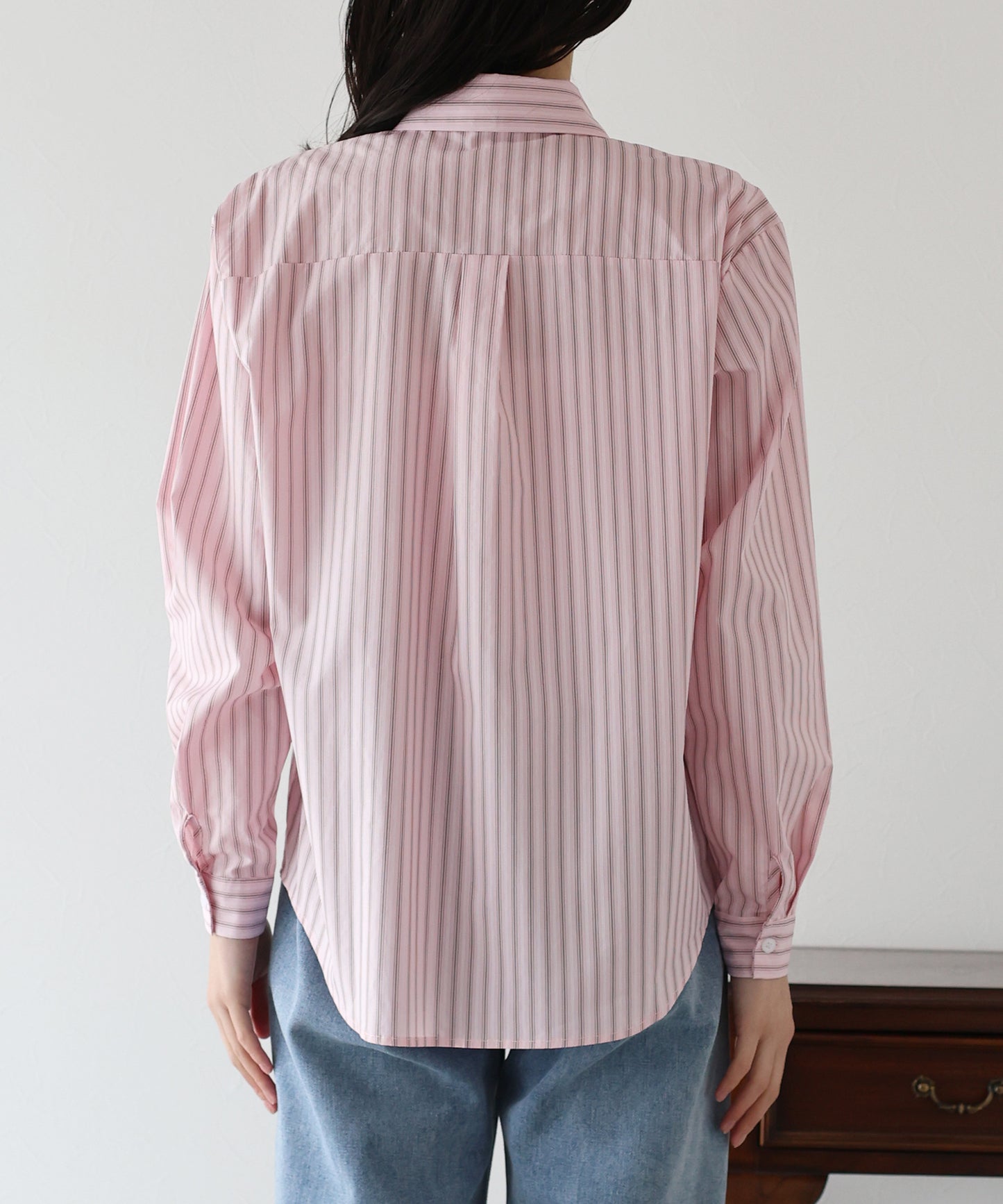 【SALE】カラーストライプシャツ【ネコポス】