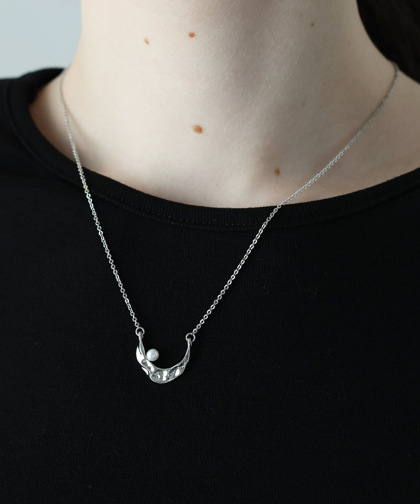 パールニュアンスネックレス【ネコポス】