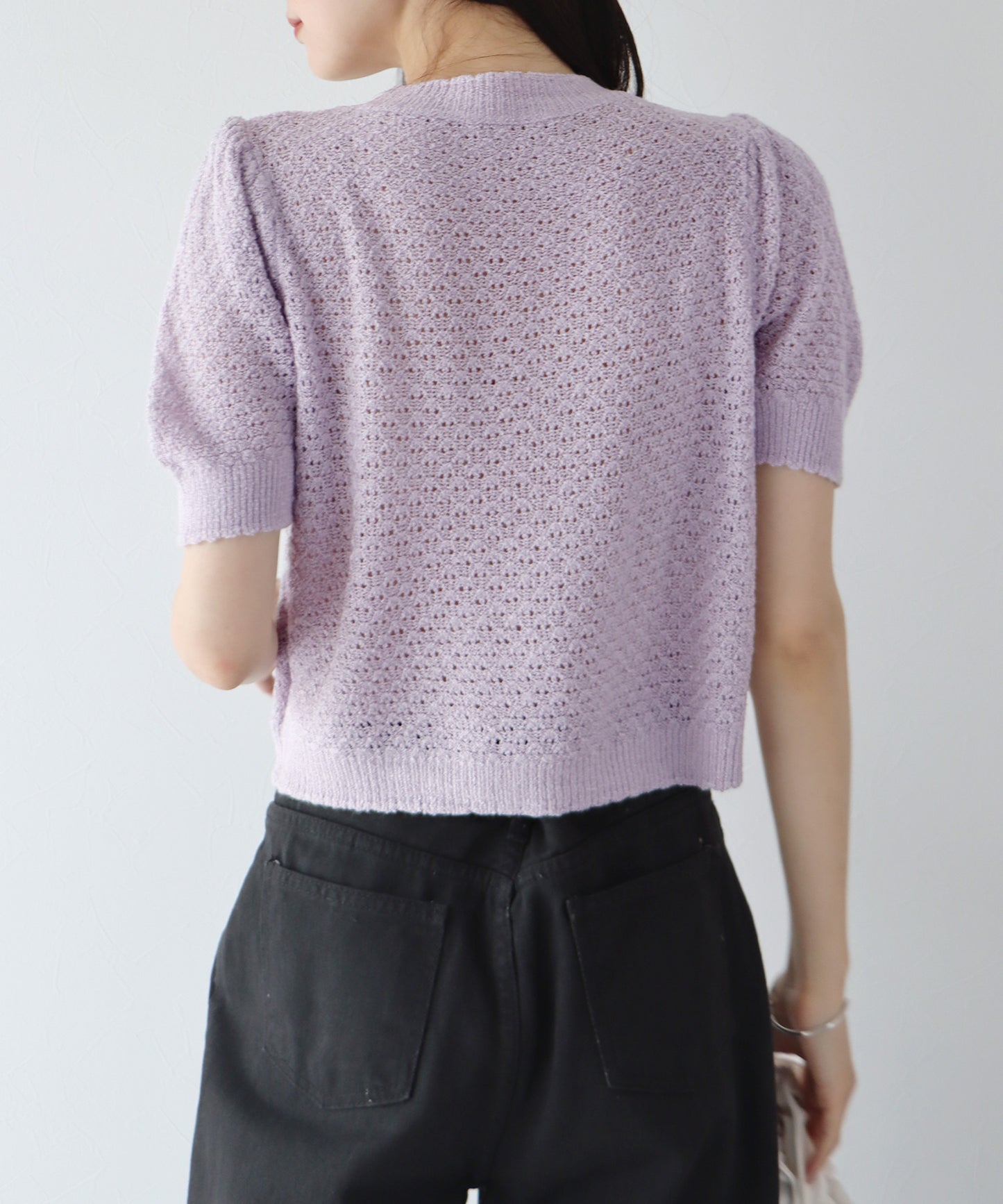 【SALE】パールボタンカーディガン