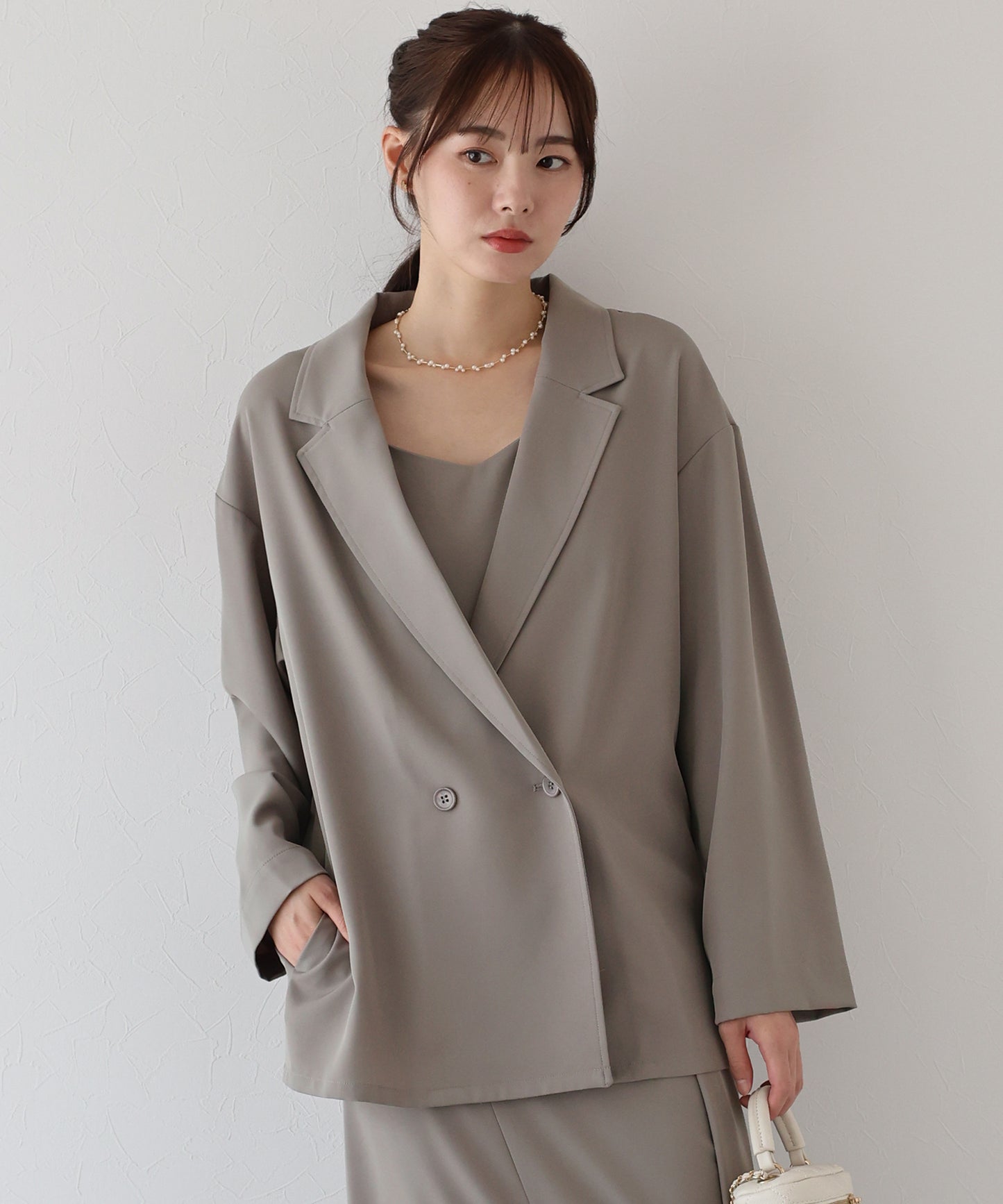 【早割5%OFF】フリルキャミOP×ジャケットセット