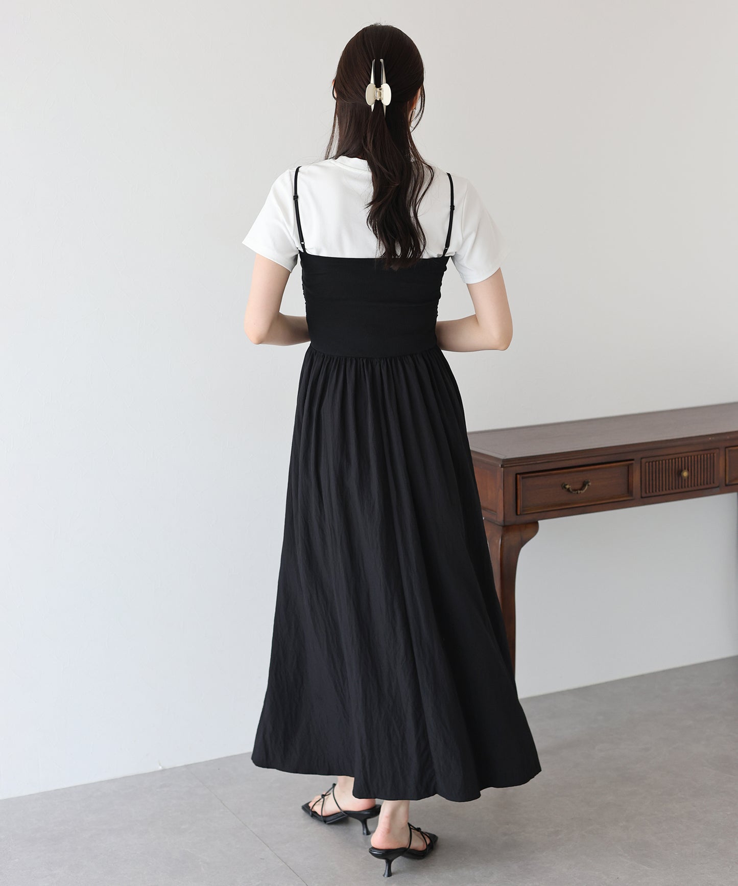 【TIME SALE】カップ付きキャミワンピース