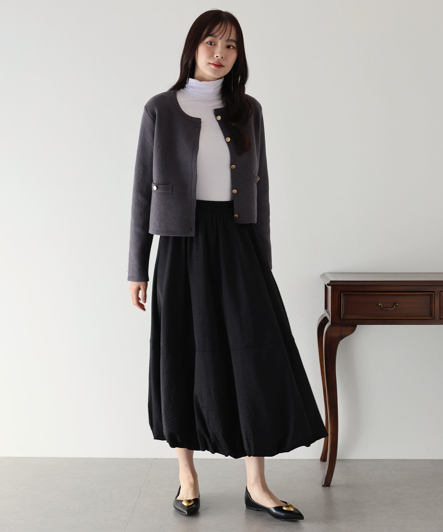 【SALE】タートルネックカットソー【ネコポス】