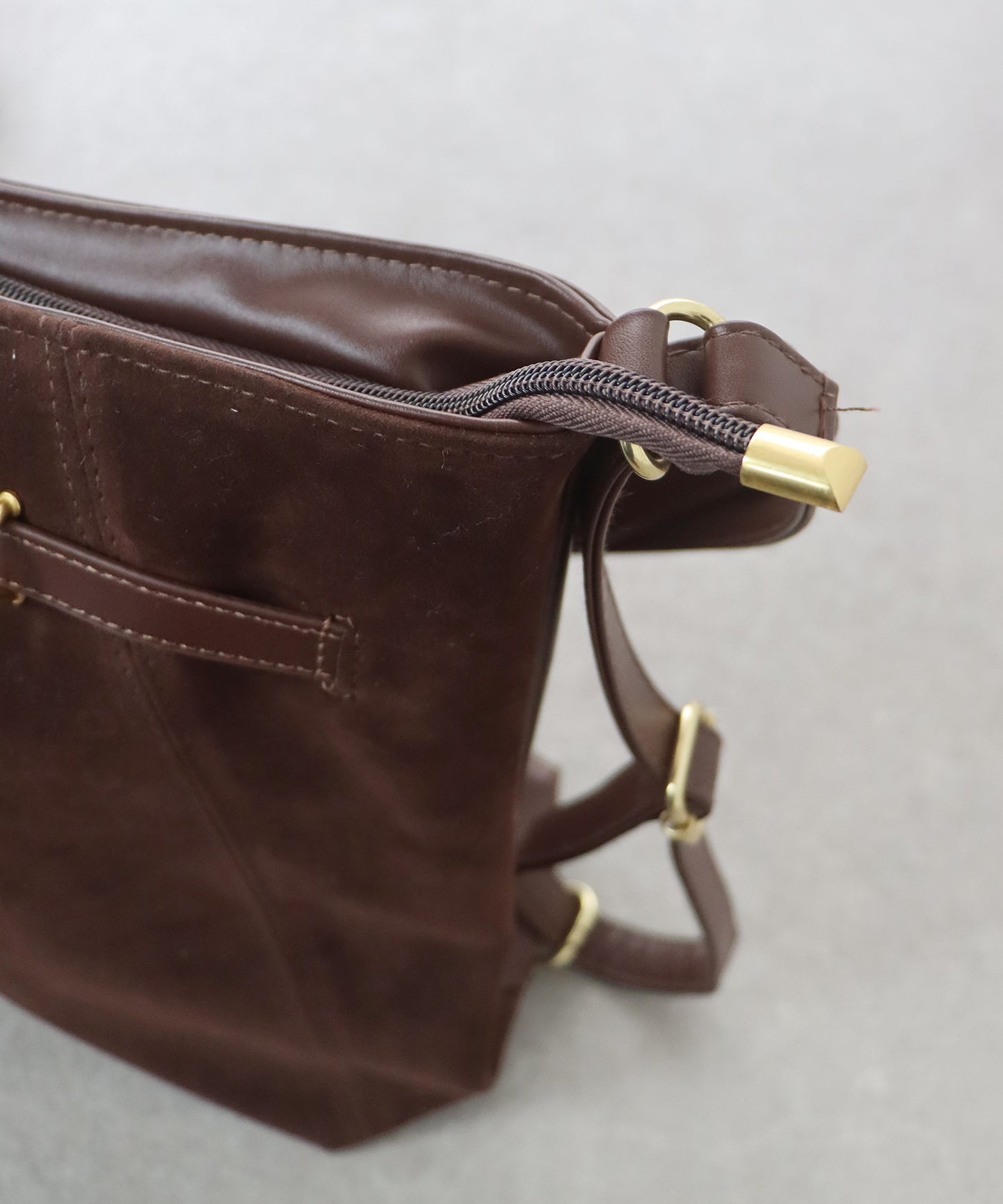 【早割5%OFF】3wayスウェードフロントベルトバッグ