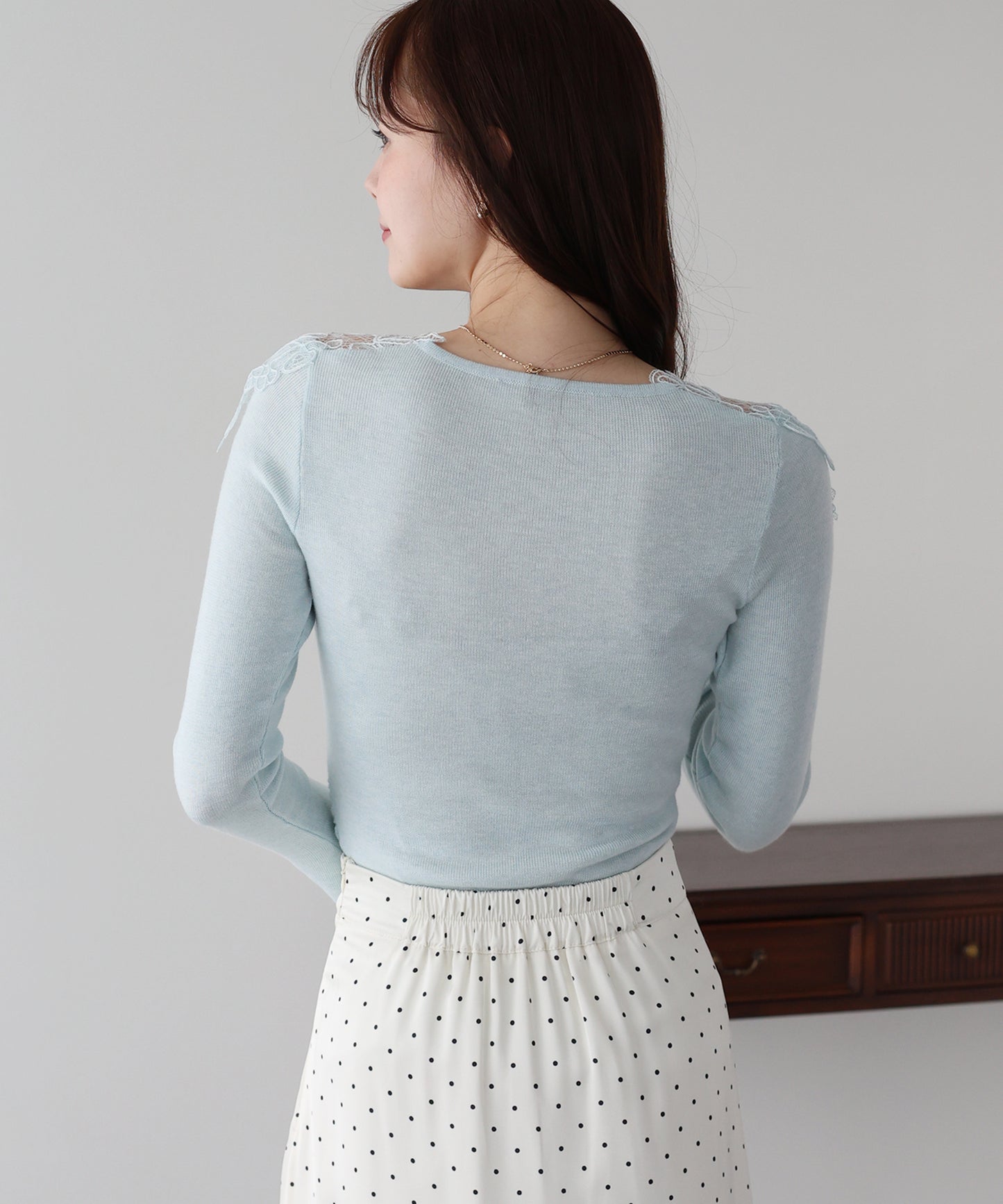 【早割5%OFF】フラワーレースニット【ネコポス】